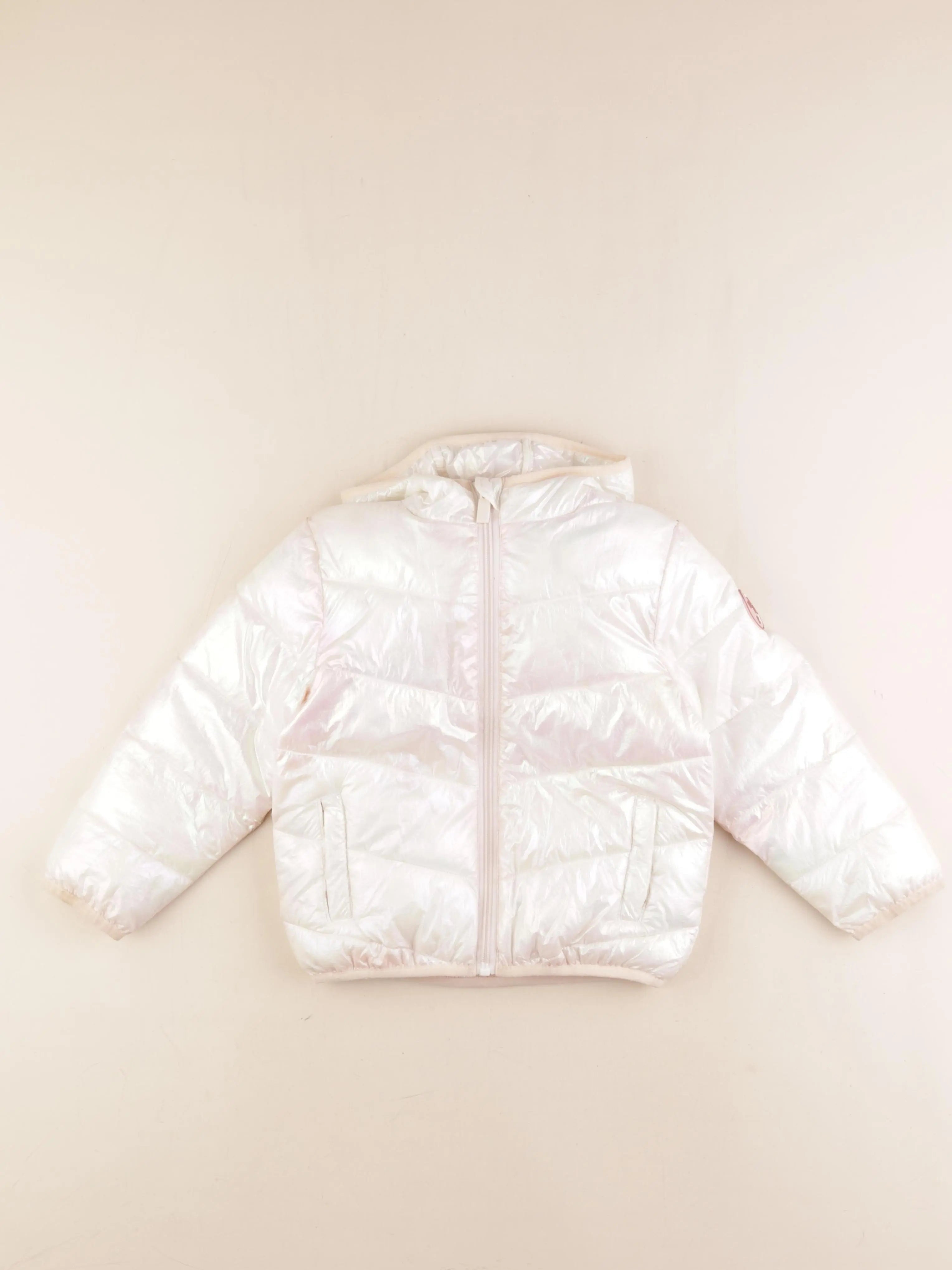 Vertbaudet - doudoune blanc, rose - 6 ans