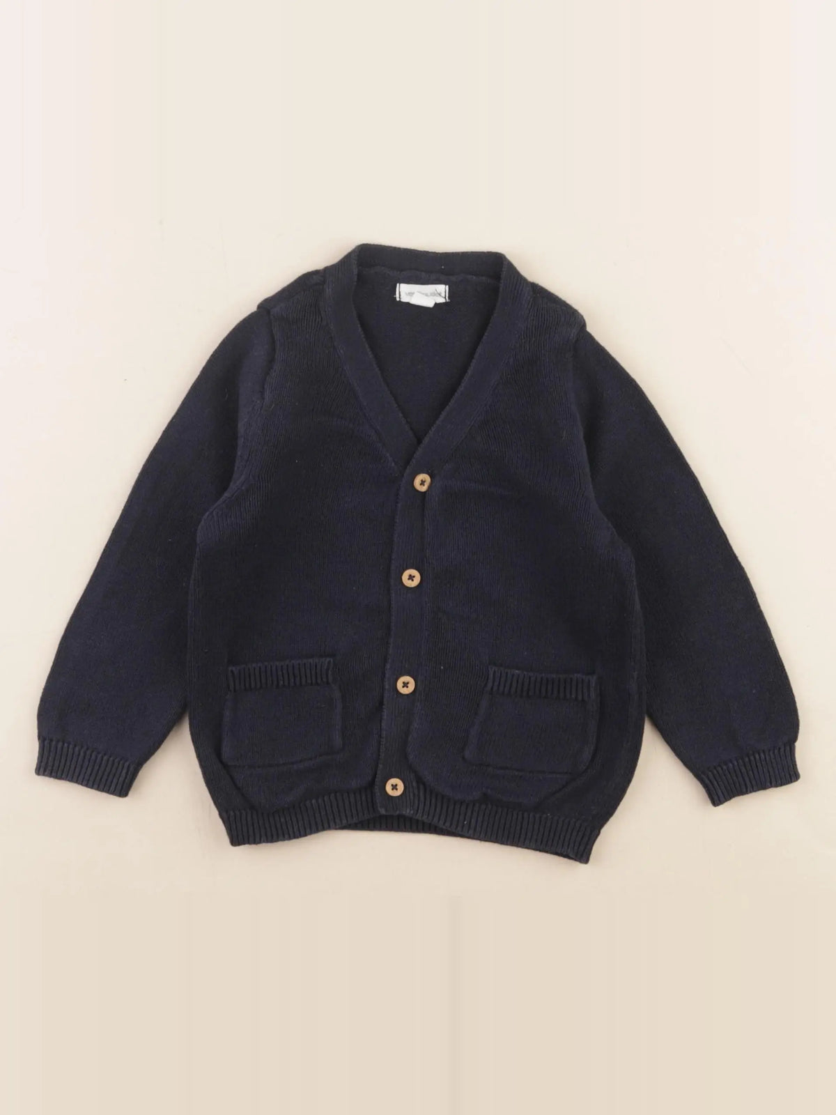 Vertbaudet - gilet bleu - 18 mois