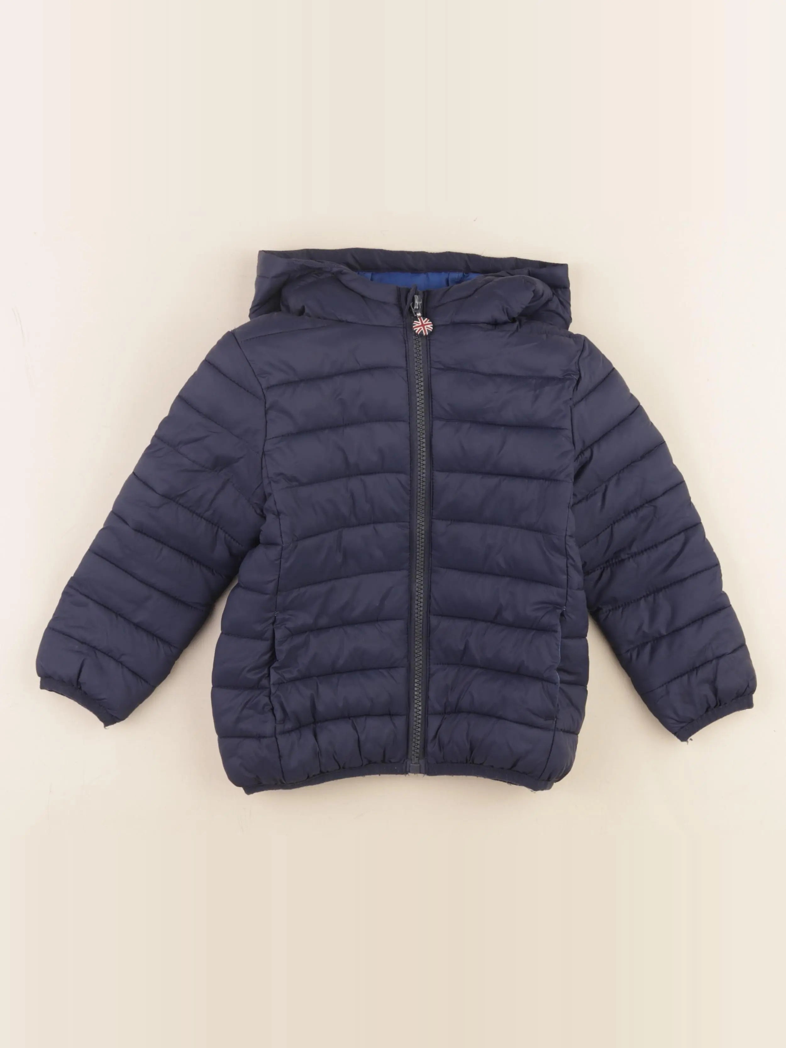 Vertbaudet - doudoune bleu - 3 ans