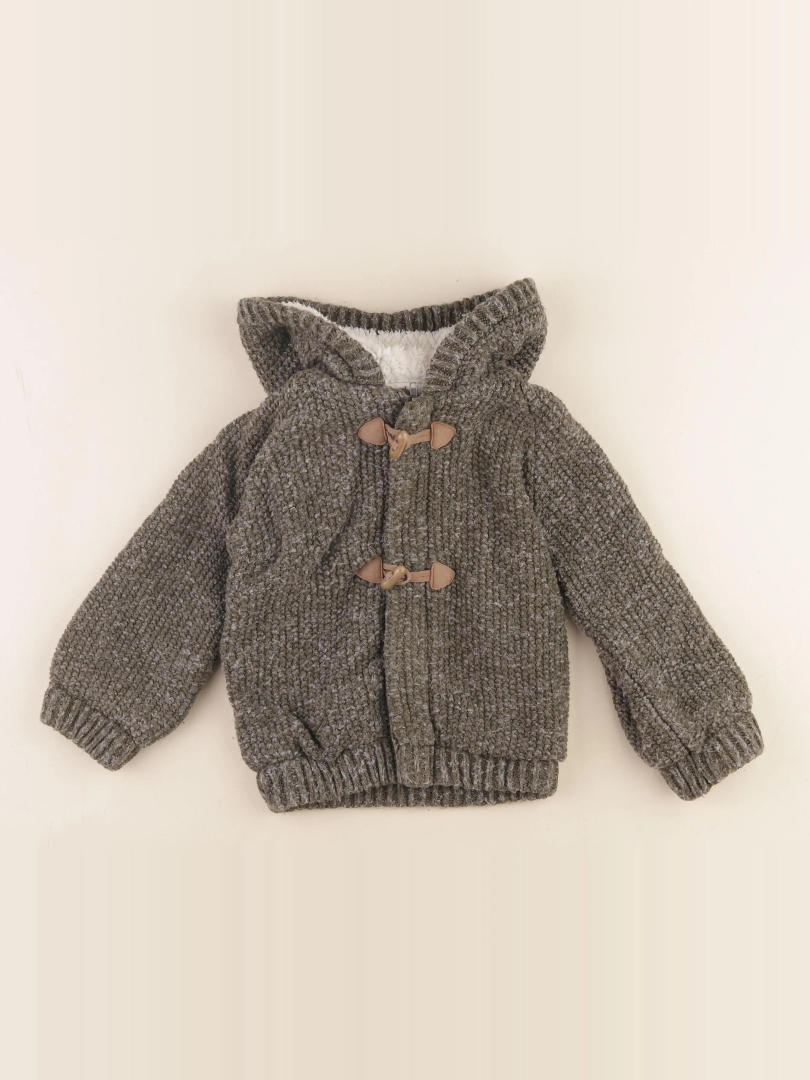 Vertbaudet - gilet vert - 3 ans