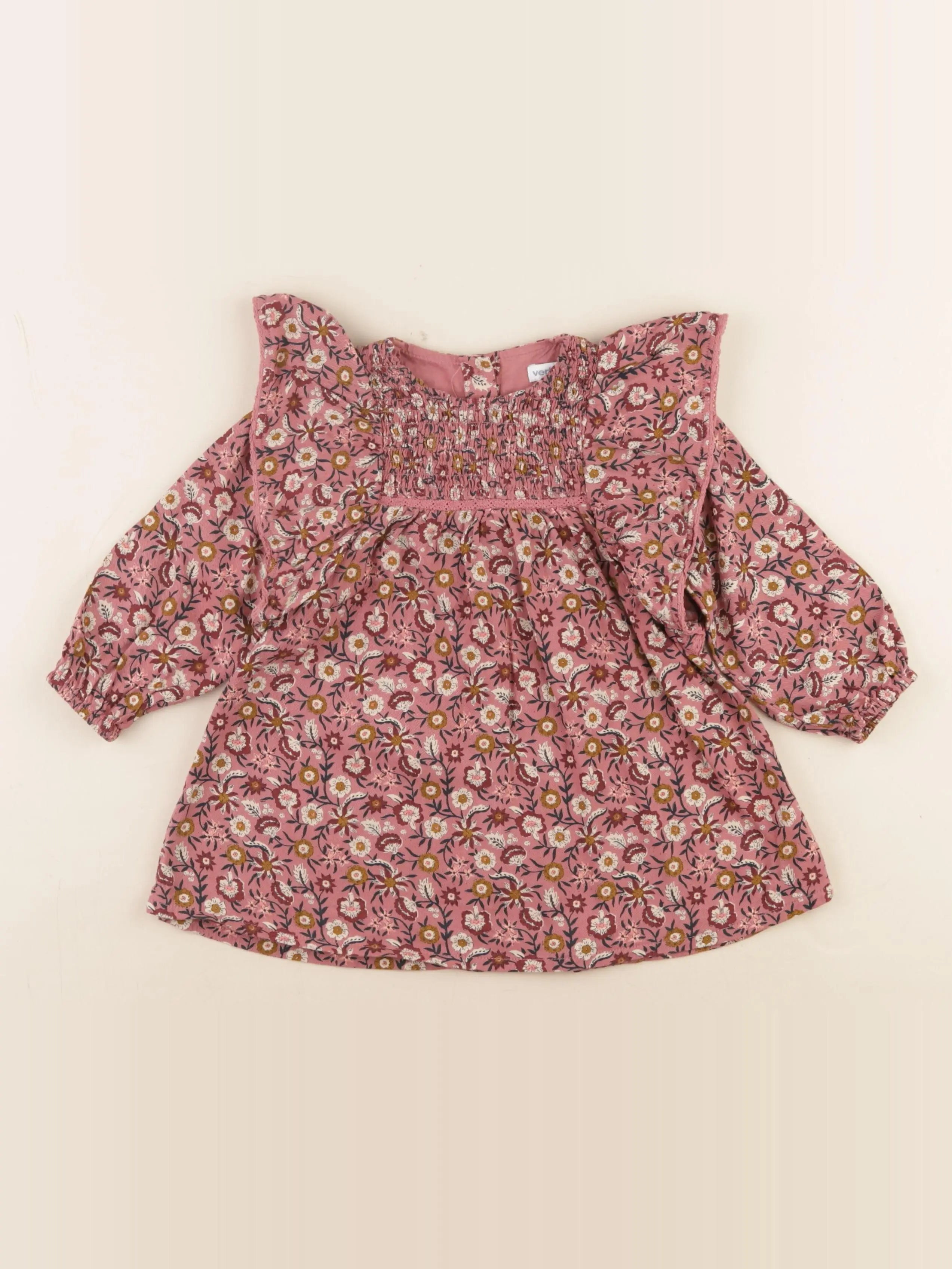 Vertbaudet - robe rose - 18 mois