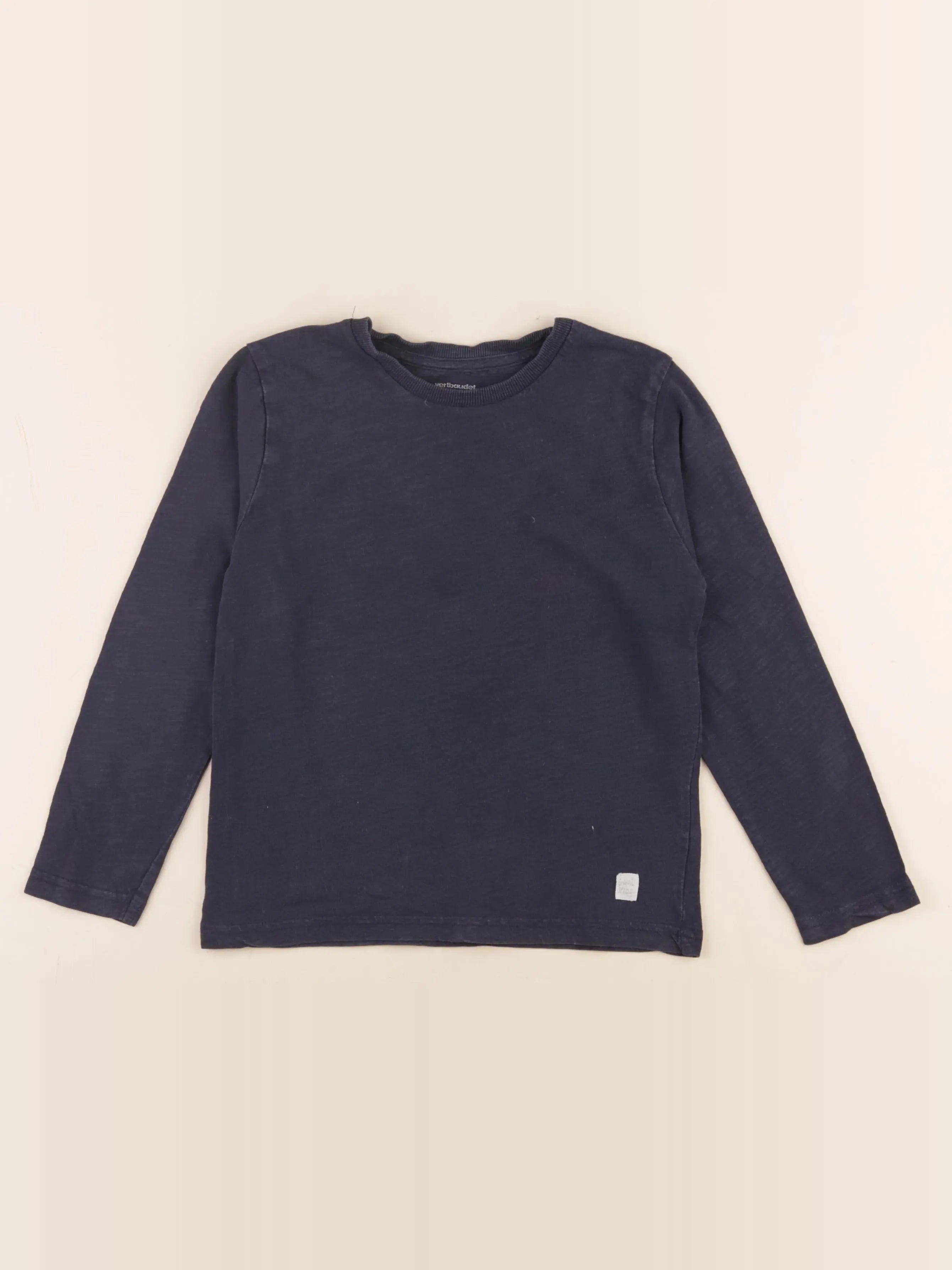Vertbaudet - tee-shirt bleu - 8 ans