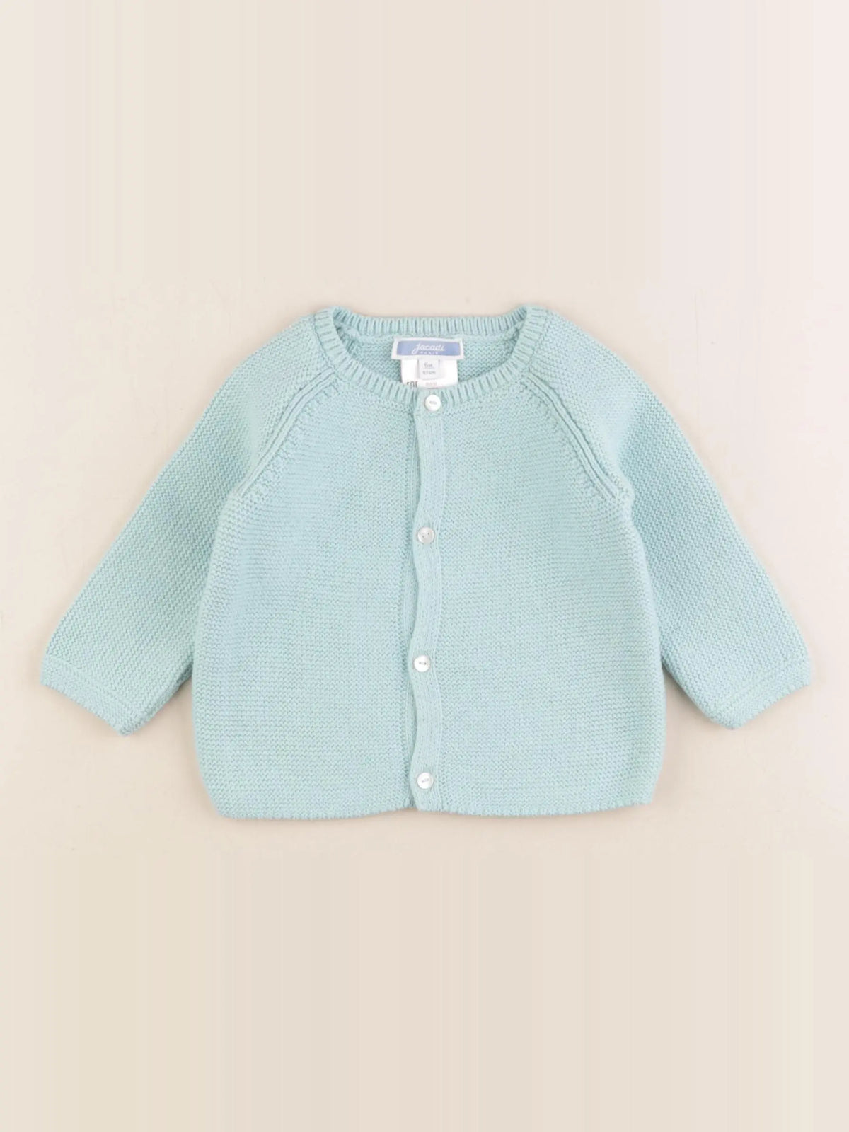 Jacadi - gilet bleu - 6 mois