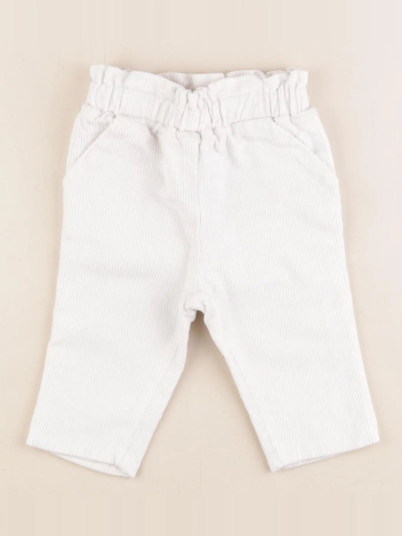 Jacadi - pantalon doublé blanc - 6 mois