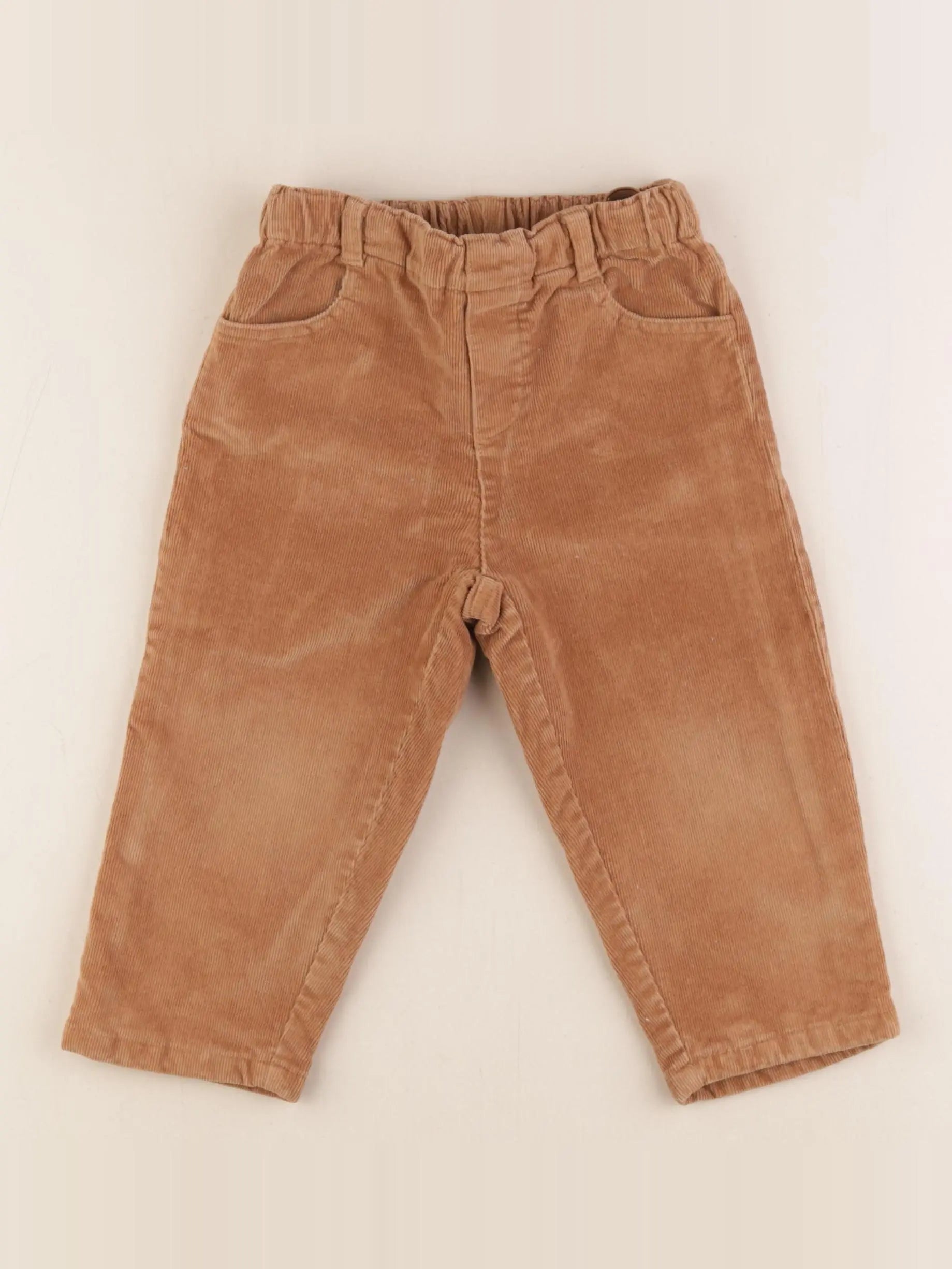 Jacadi - pantalon doublé marron - 36 mois