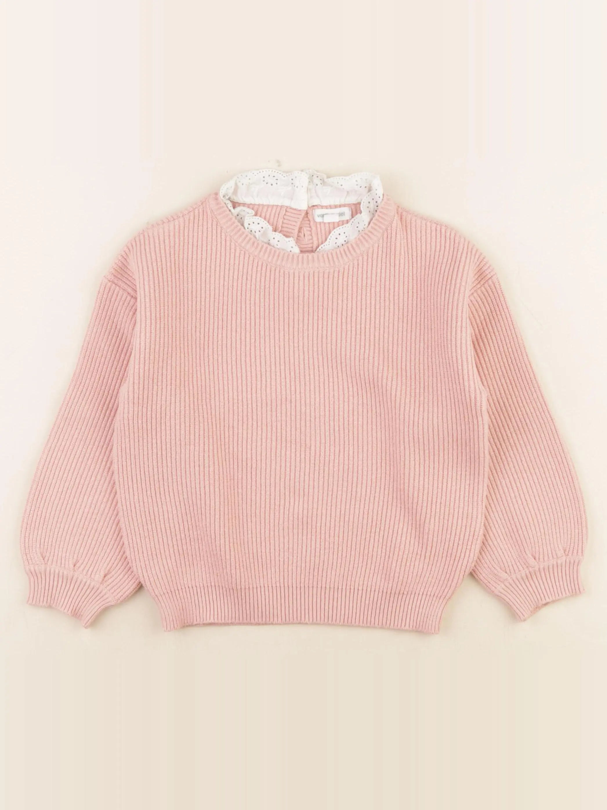 Vertbaudet - pull rose - 5 ans