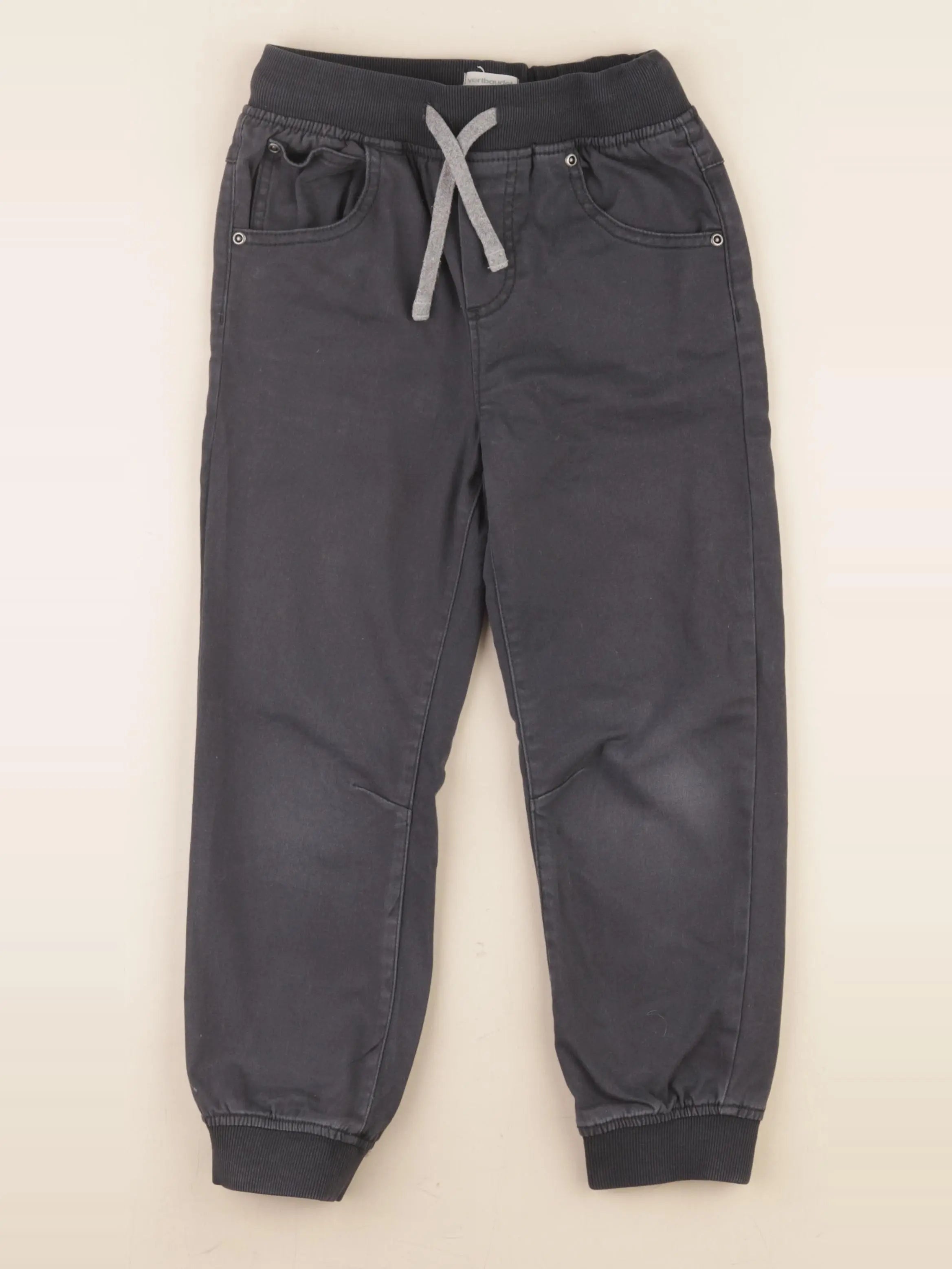 Vertbaudet - pantalon gris - 7 ans
