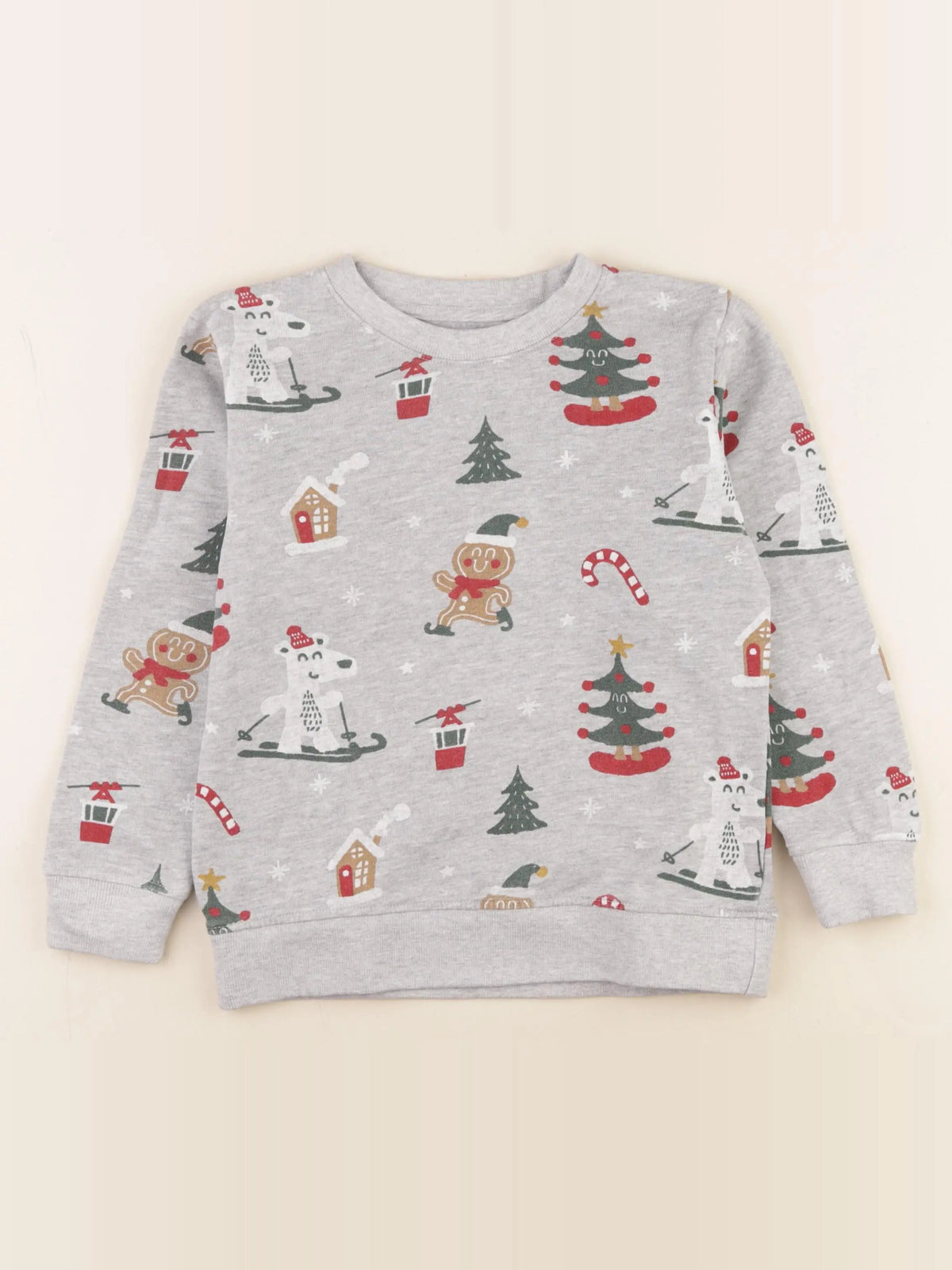 Vertbaudet - sweat multicolore - 8 ans