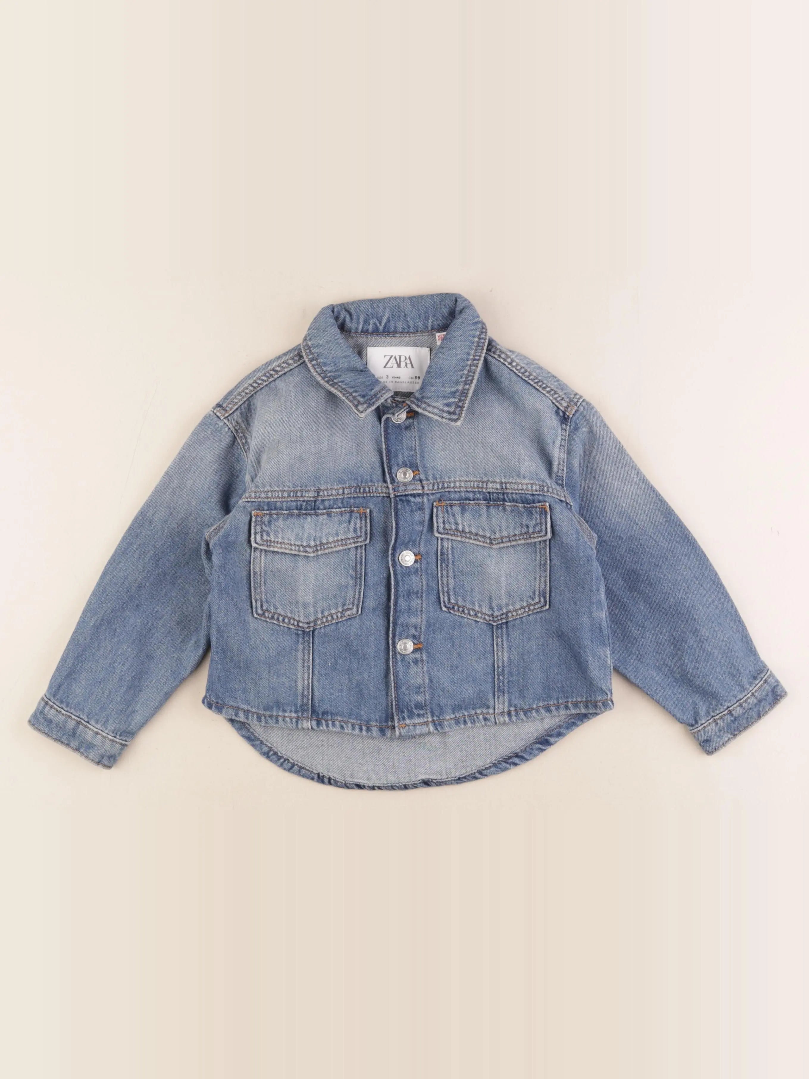 Zara - veste bleu - 3 ans
