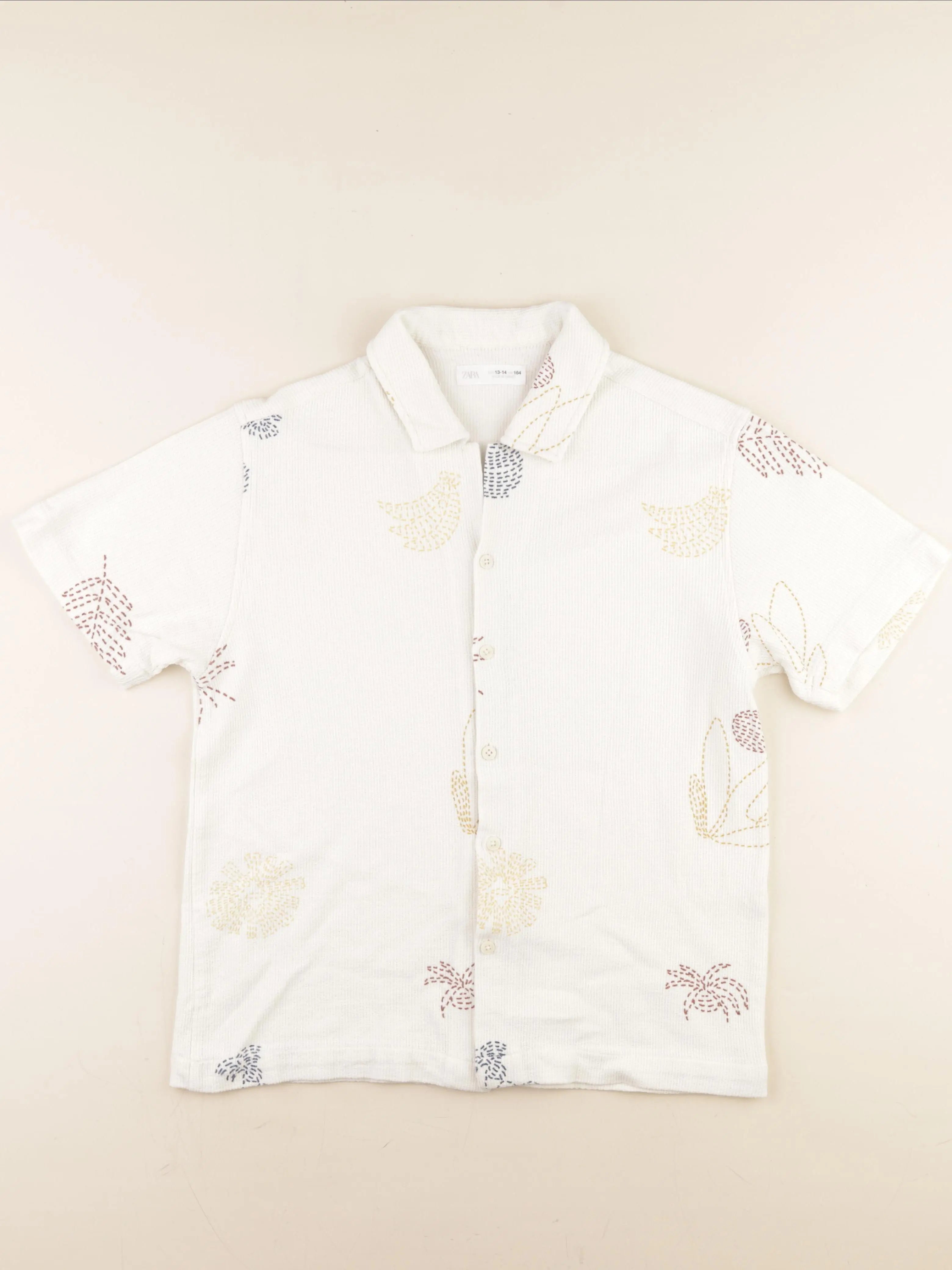 Zara - chemise beige - 13/14 ans