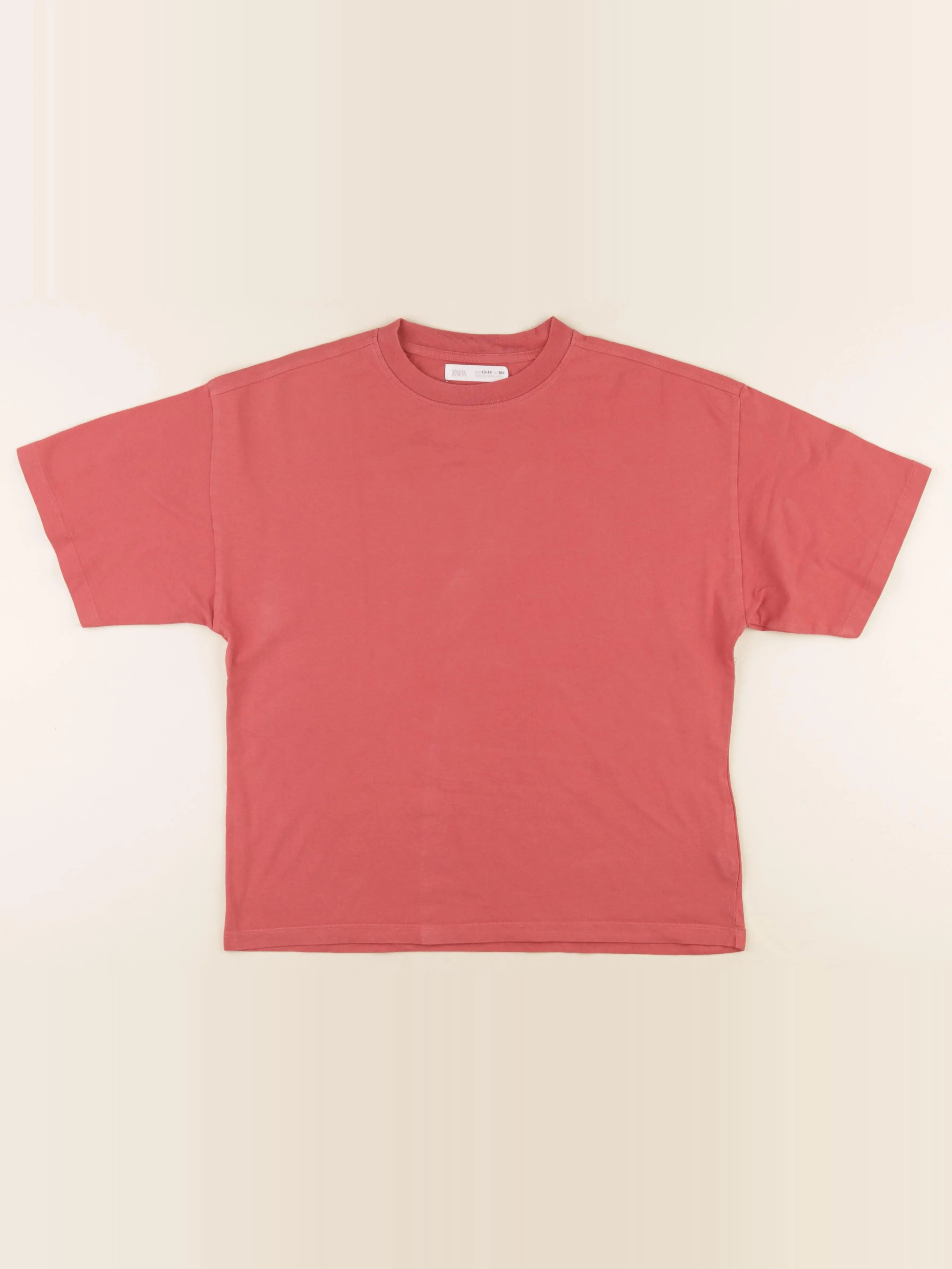 Zara - tee-shirt rouge - 13/14 ans