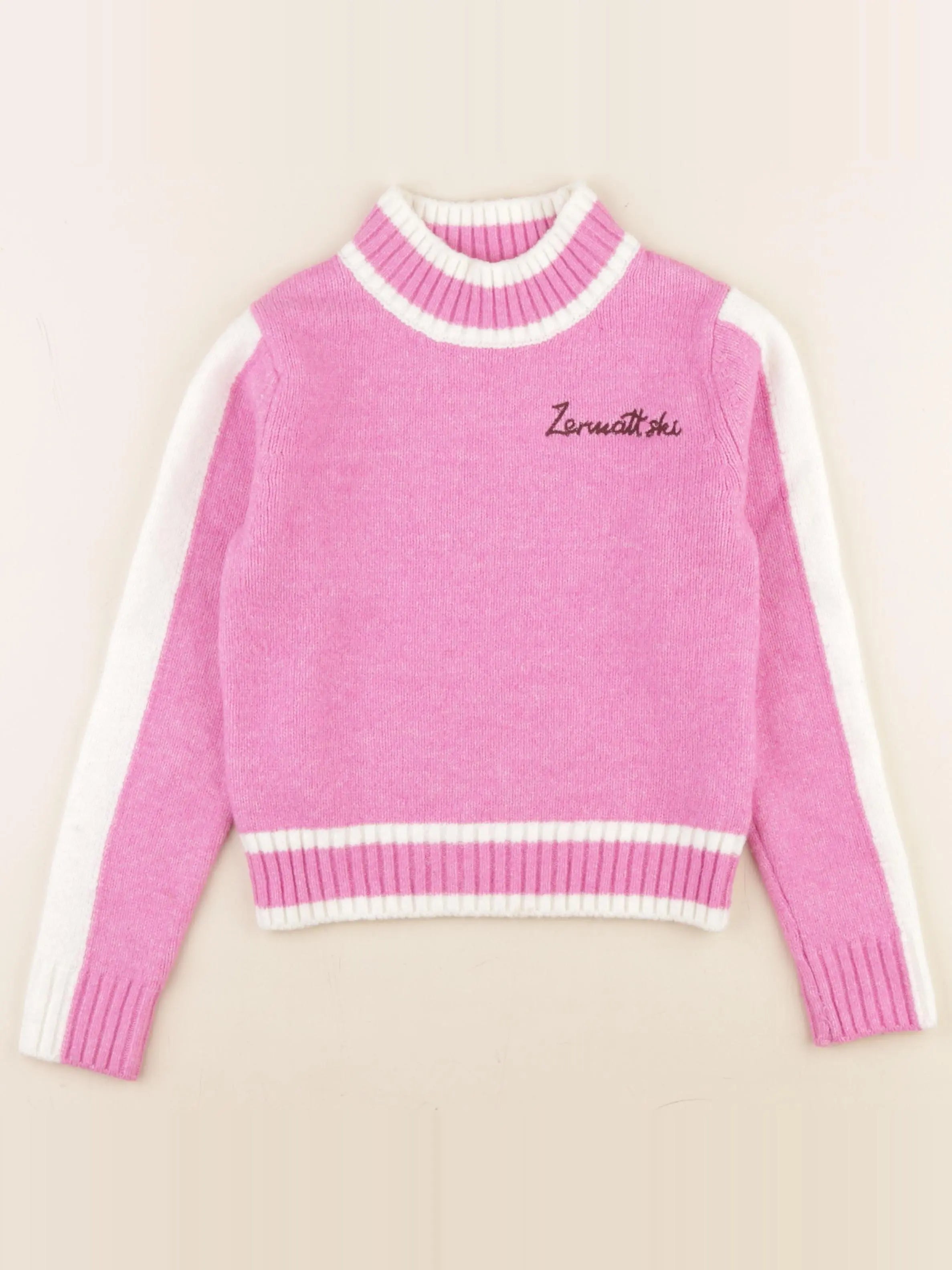 Zara - pull rose - 9/10 ans