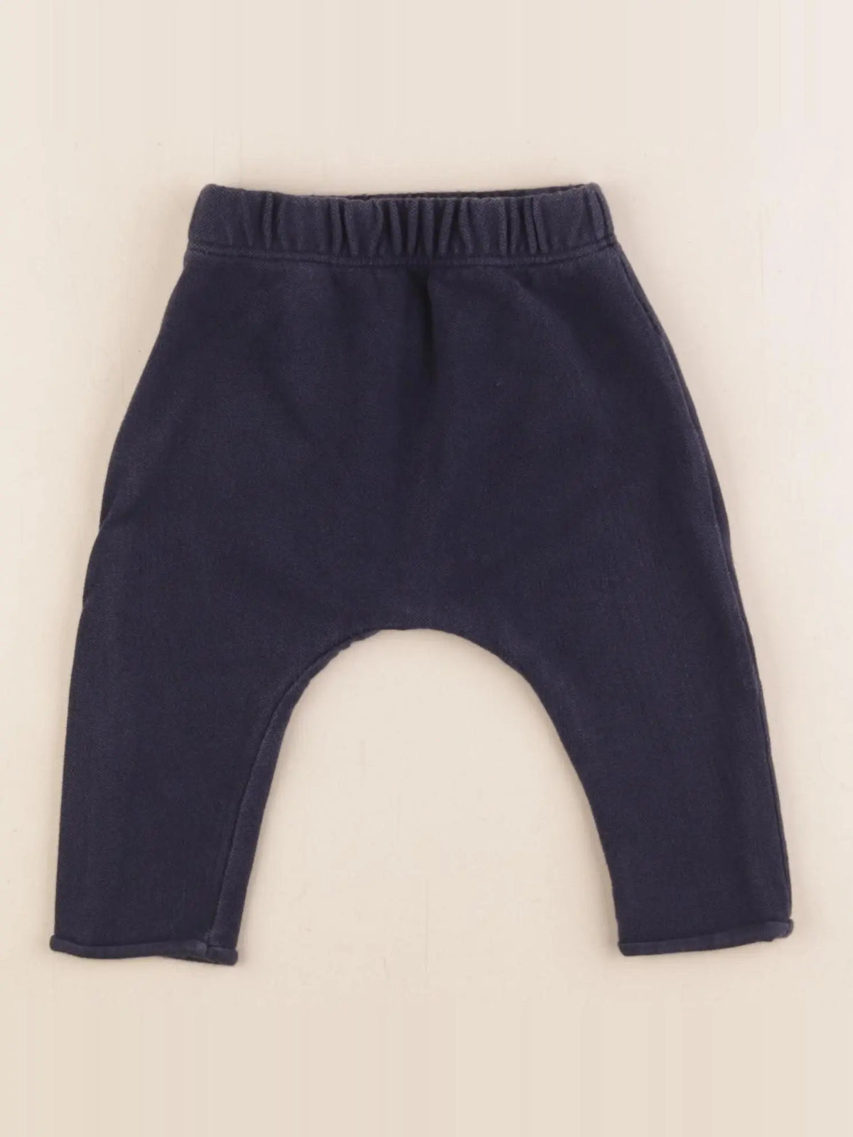 Petit Bateau - sarouel bleu - 6 mois