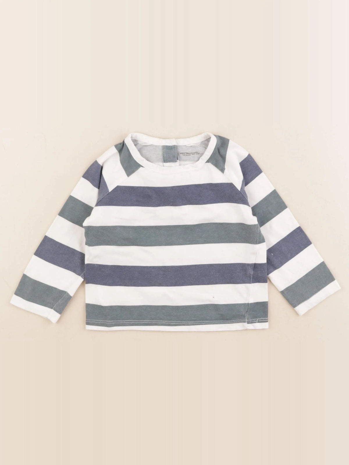 Vertbaudet - tee-shirt blanc - 18 mois