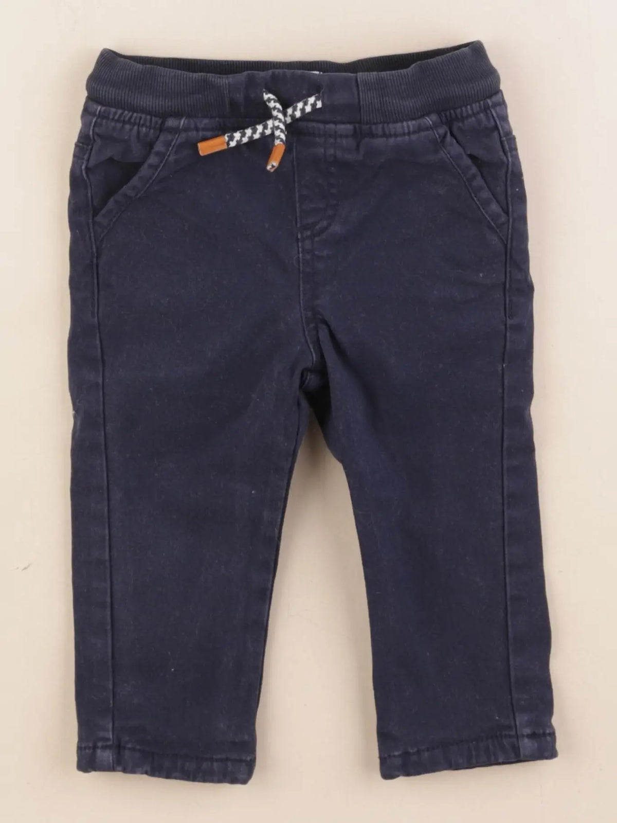 Vertbaudet - pantalon bleu - 18 mois