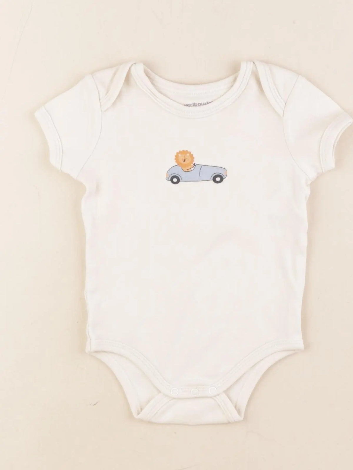 Vertbaudet - body beige - 12 mois