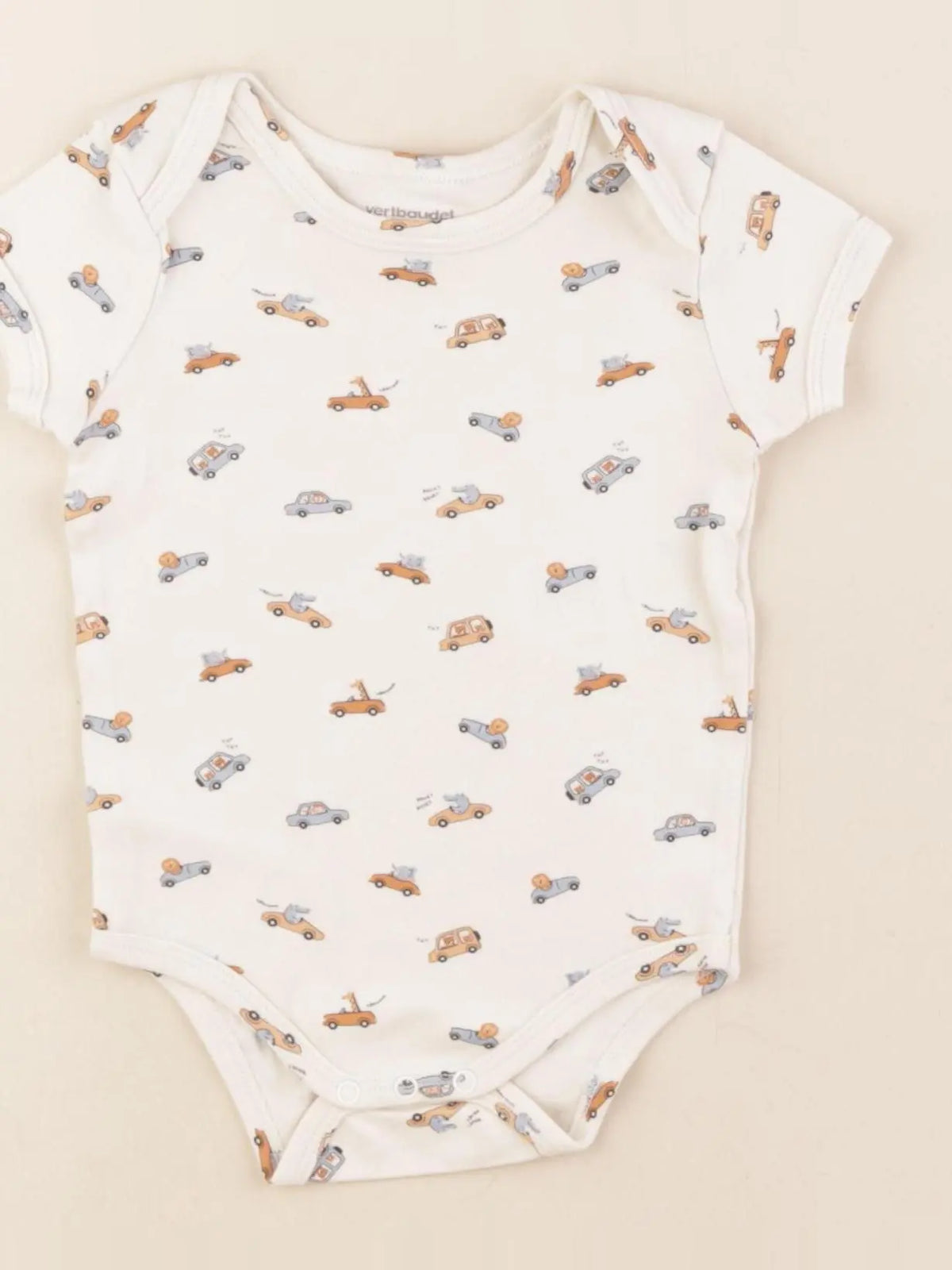 Vertbaudet - body beige - 12 mois