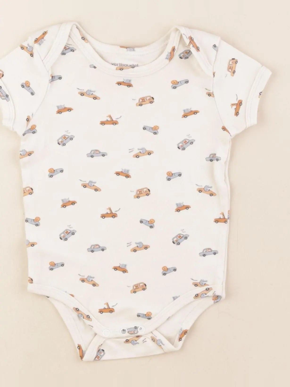 Vertbaudet - body beige - 12 mois