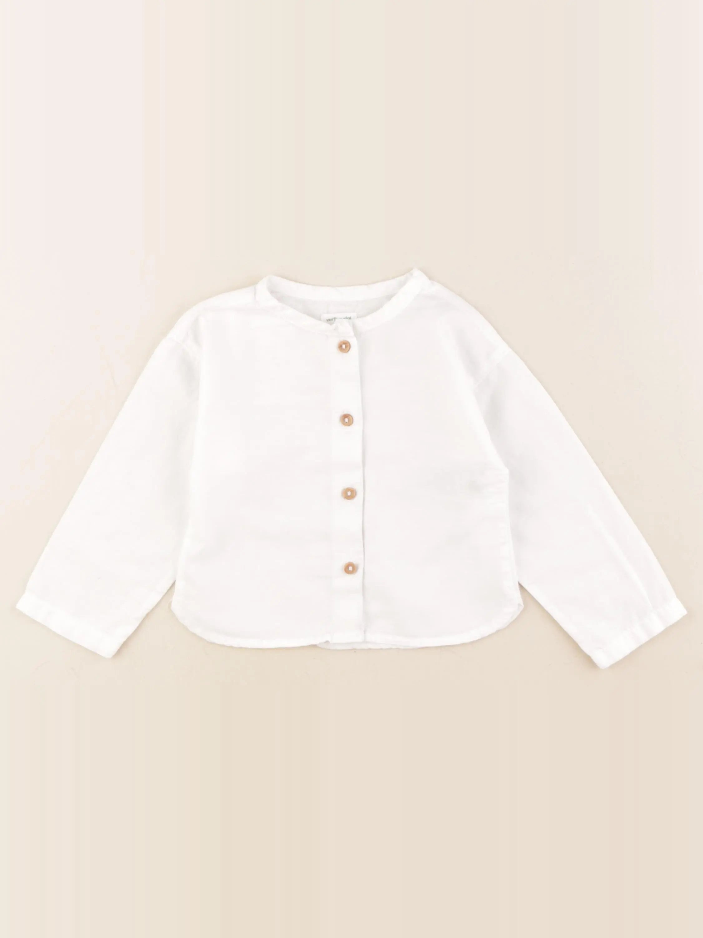 Vertbaudet - chemise blanc - 12 mois