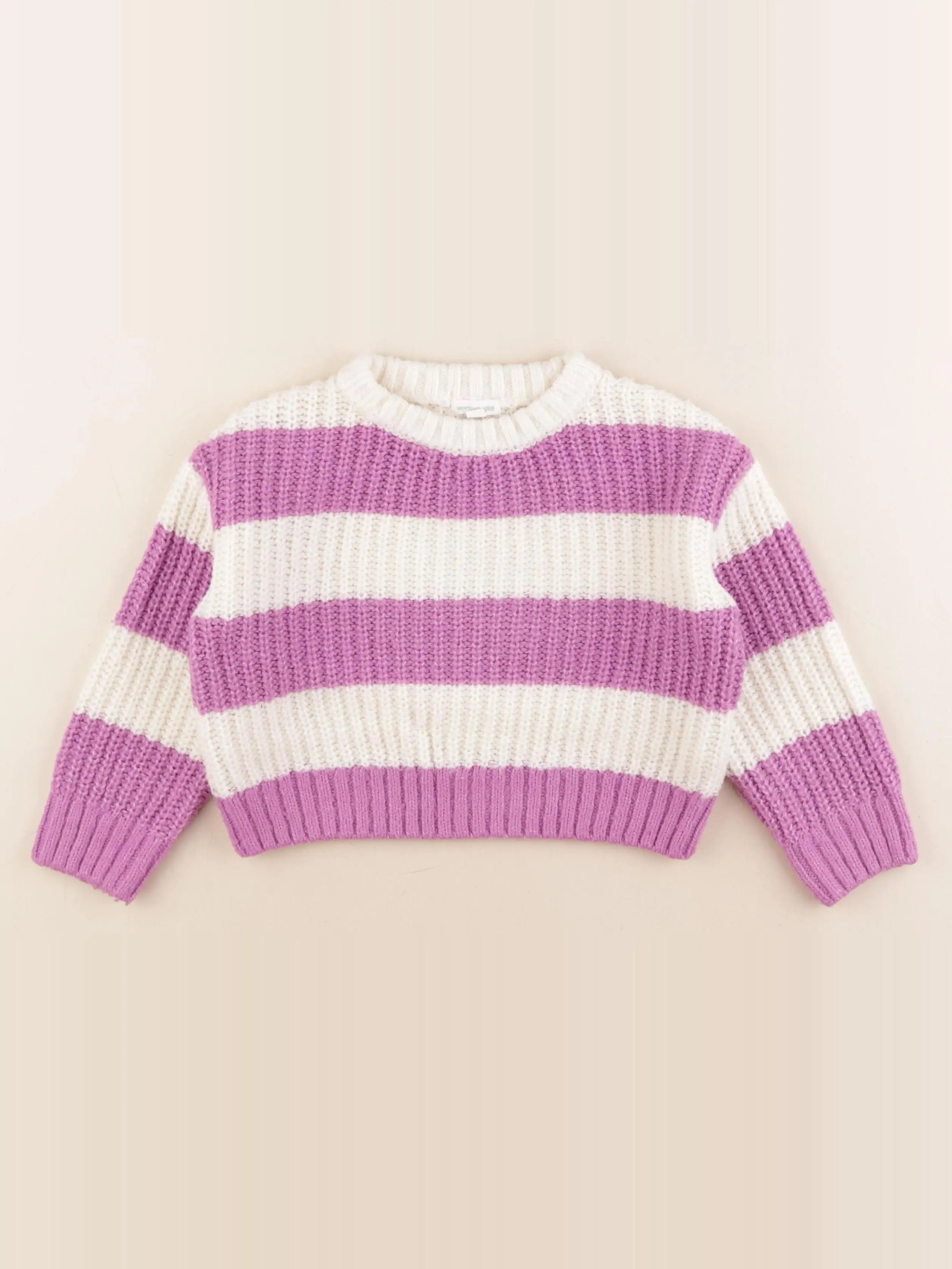 Vertbaudet - pull violet - 4 ans