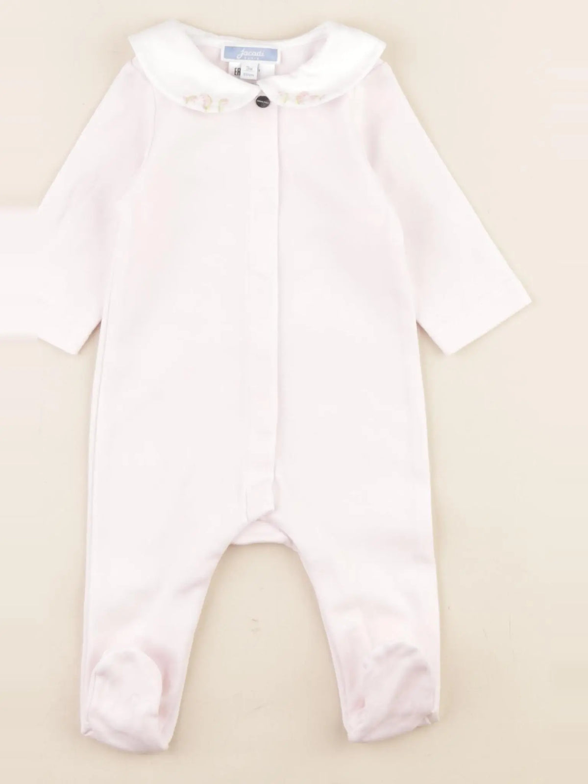 Jacadi - pyjama coton rose - 3 mois