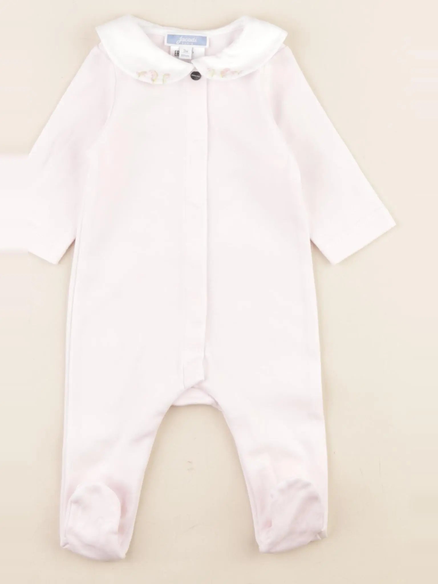 Jacadi - pyjama coton rose - 3 mois