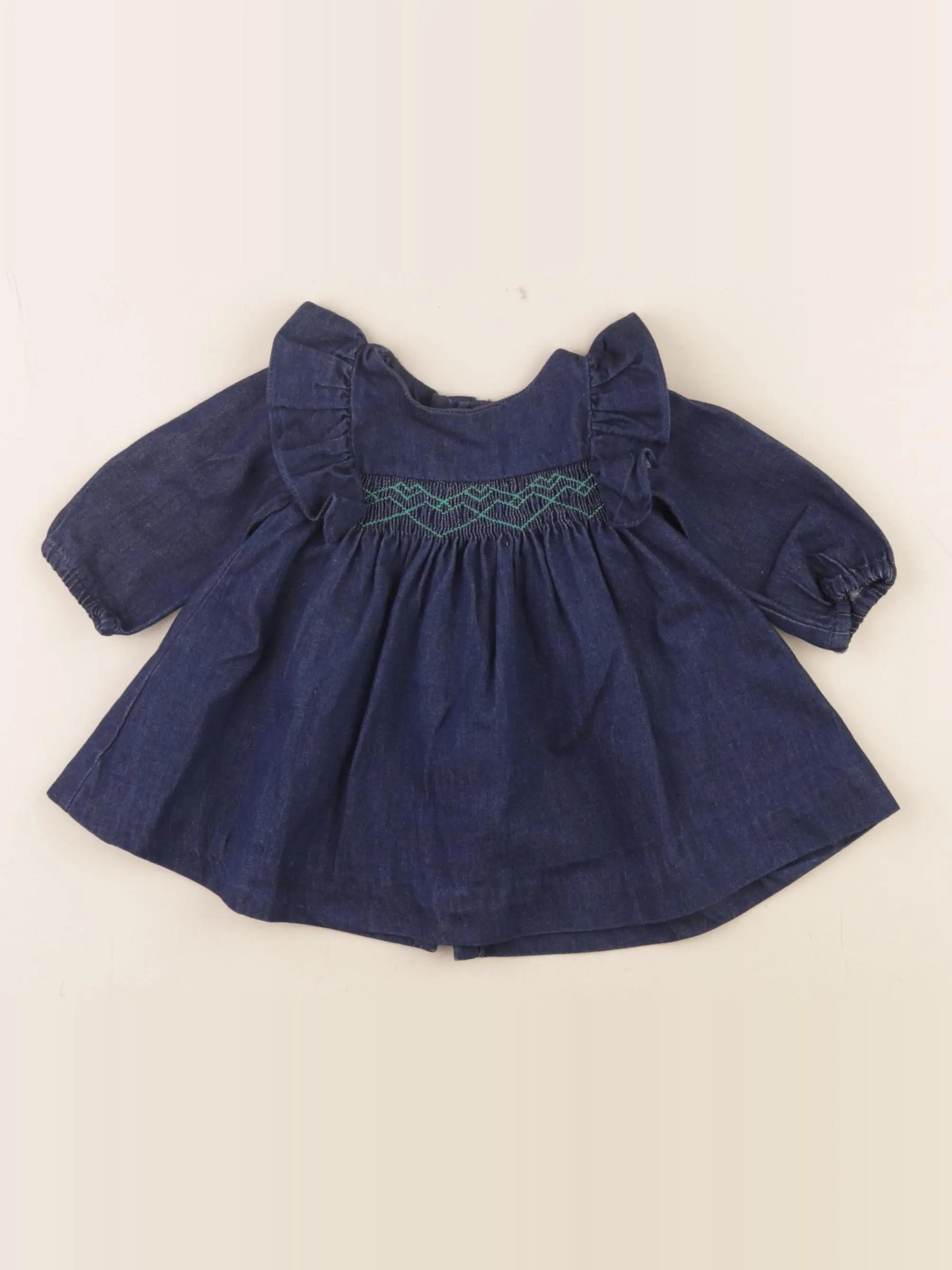 Jacadi - robe bleu - 6 mois
