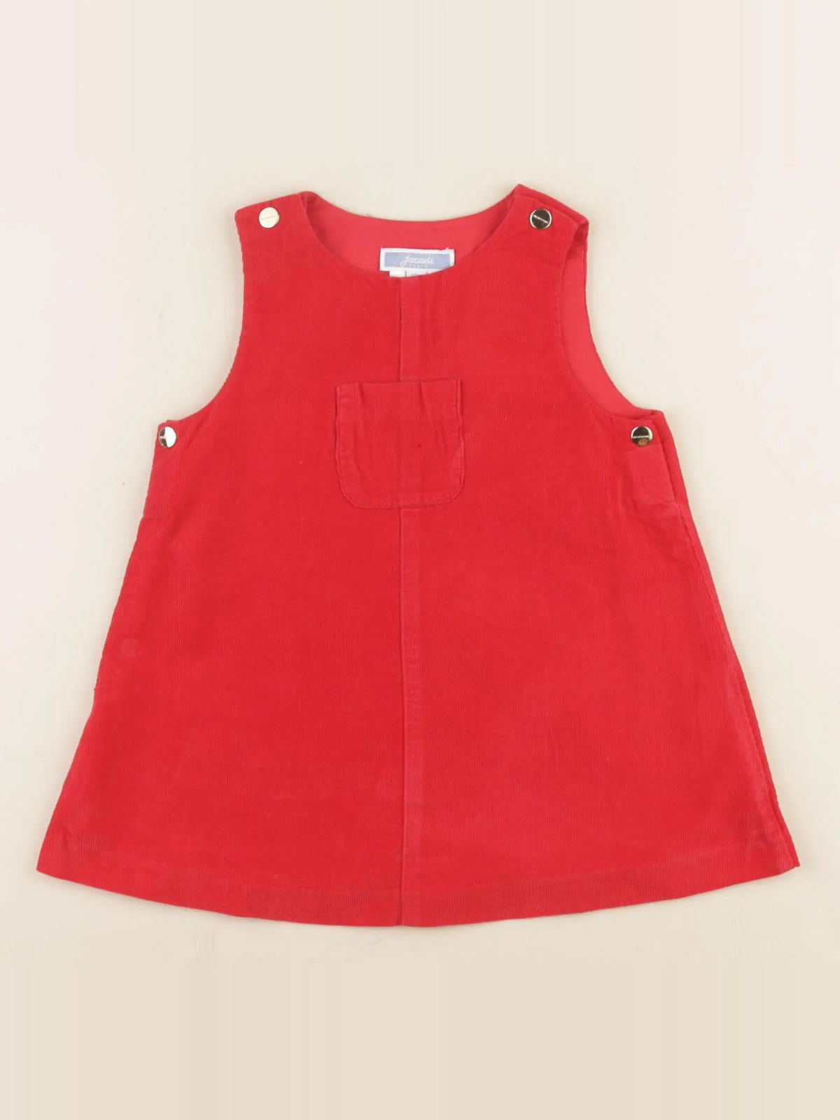 Jacadi - robe rouge - 12 mois