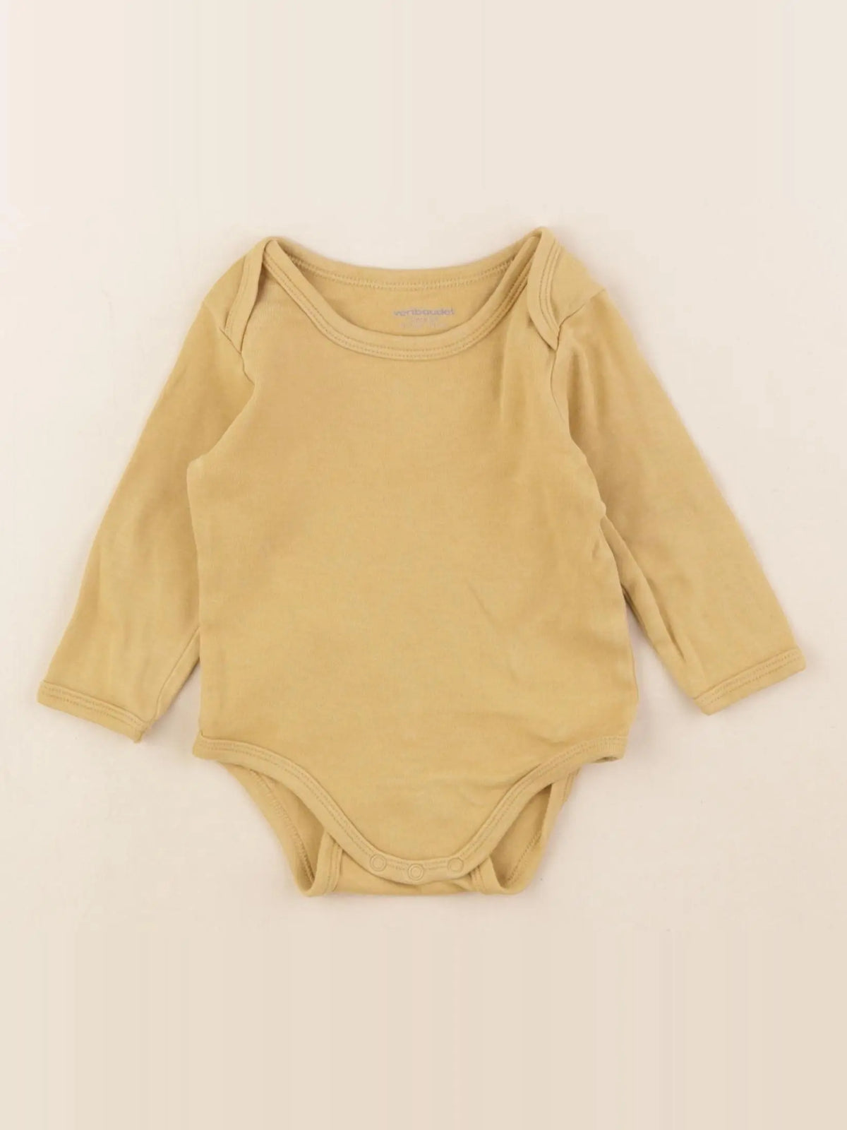 Vertbaudet - body jaune - 9 mois