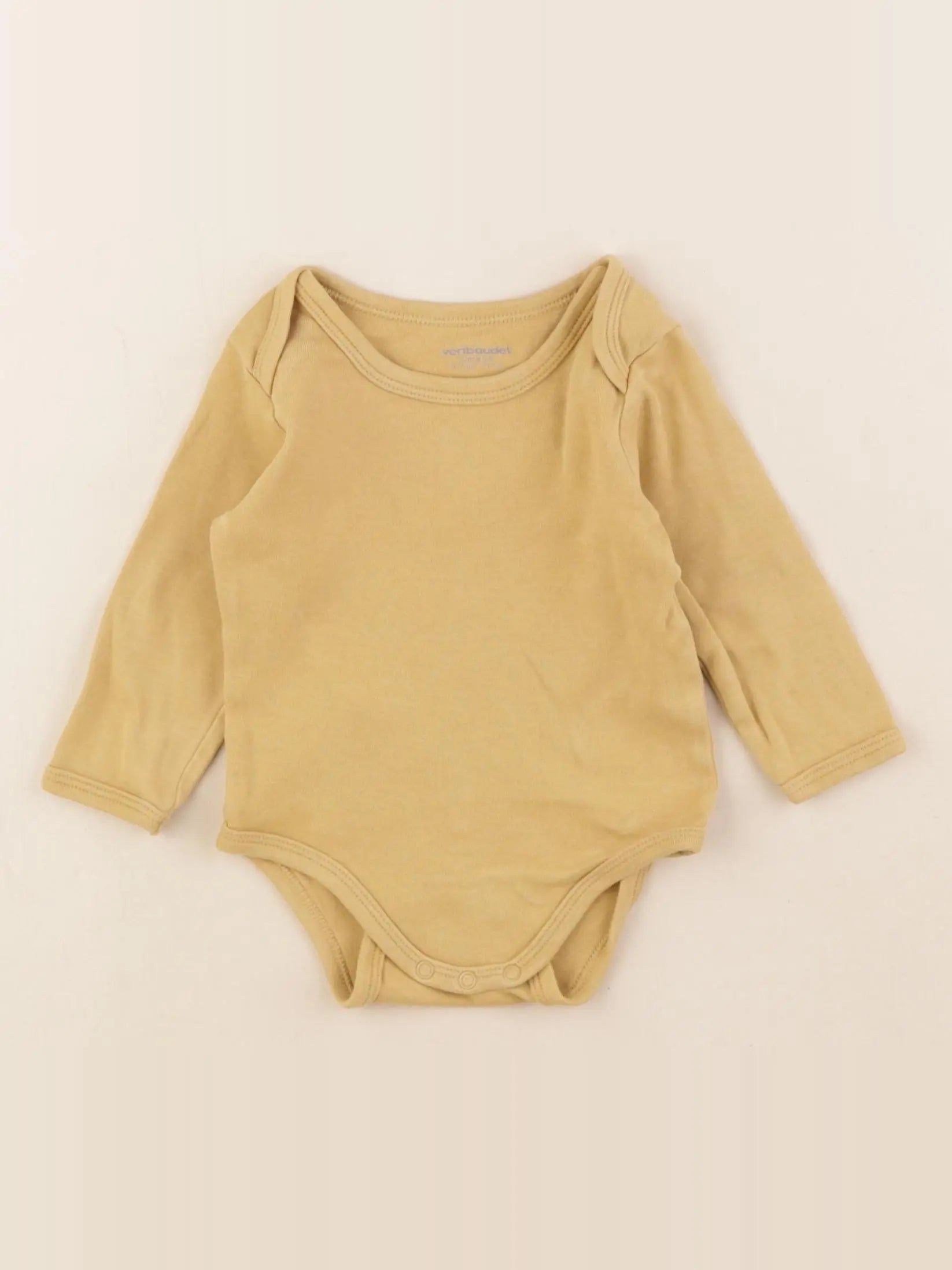 Vertbaudet - body jaune - 9 mois