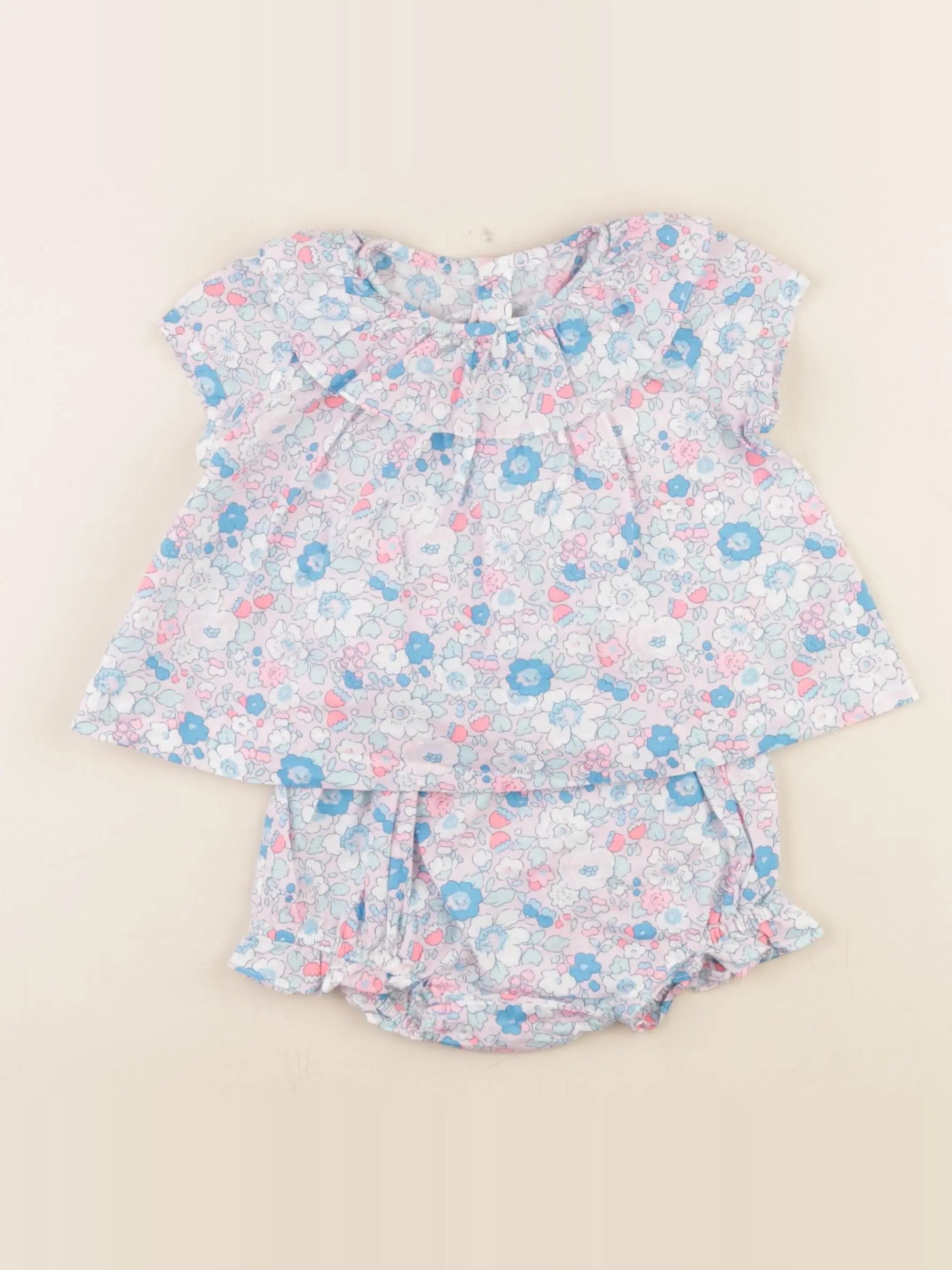 Jacadi - ensemble liberty multicolore - 6 mois