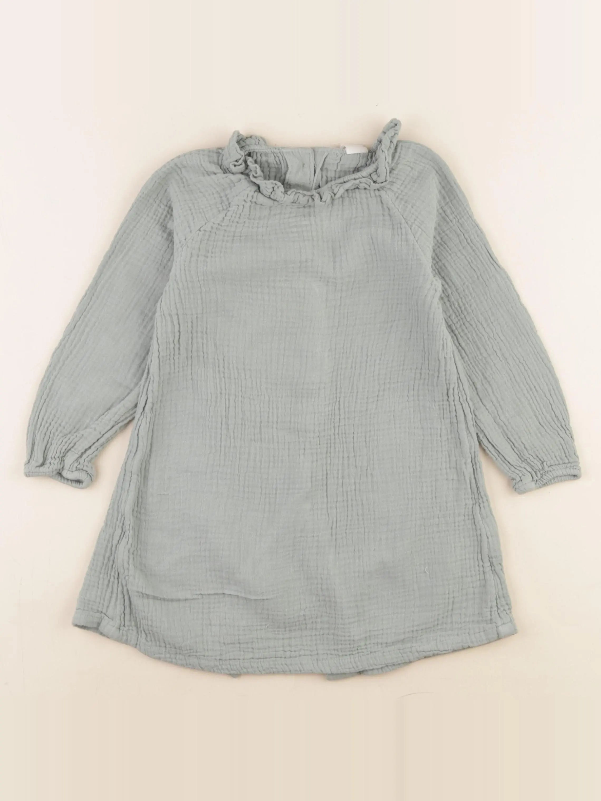 H&M - robe vert - 2/3 ans
