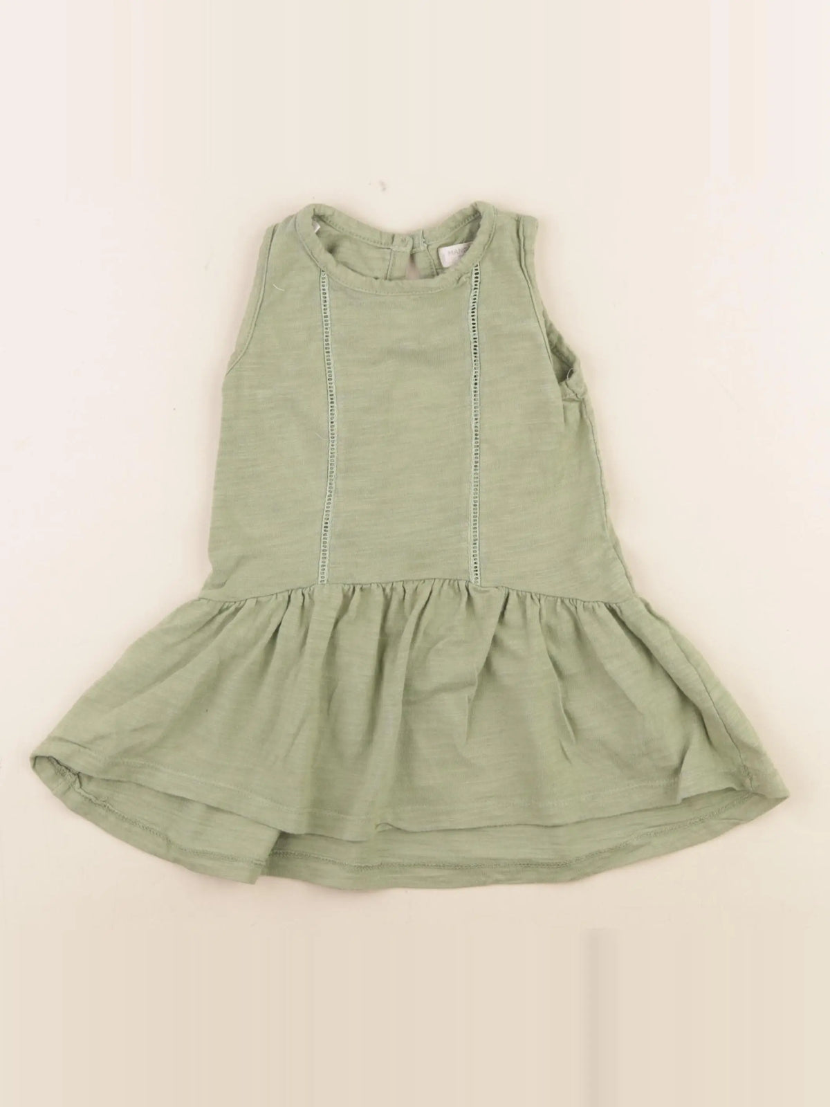 Mango - robe vert - 12/18 mois
