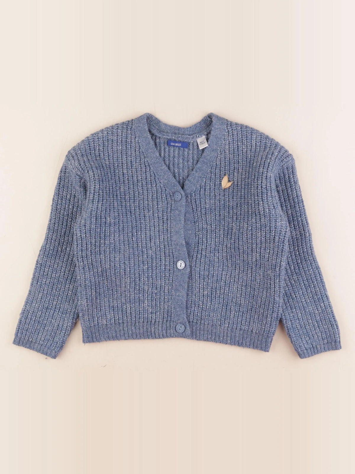 Okaidi - gilet bleu - 6 ans