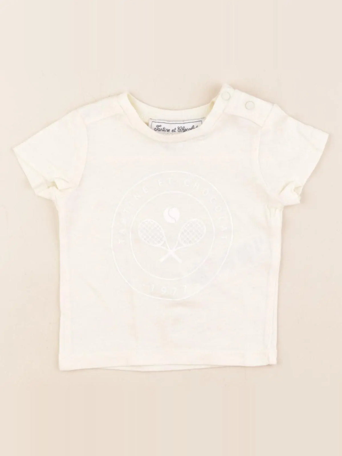 Tartine & Chocolat - tee-shirt jaune - 3 mois