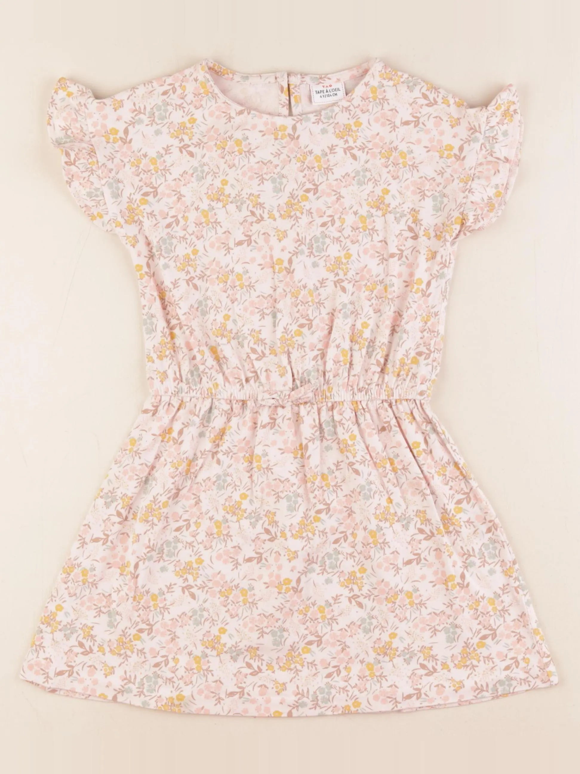 Tape à l'oeil - robe rose - 4 ans