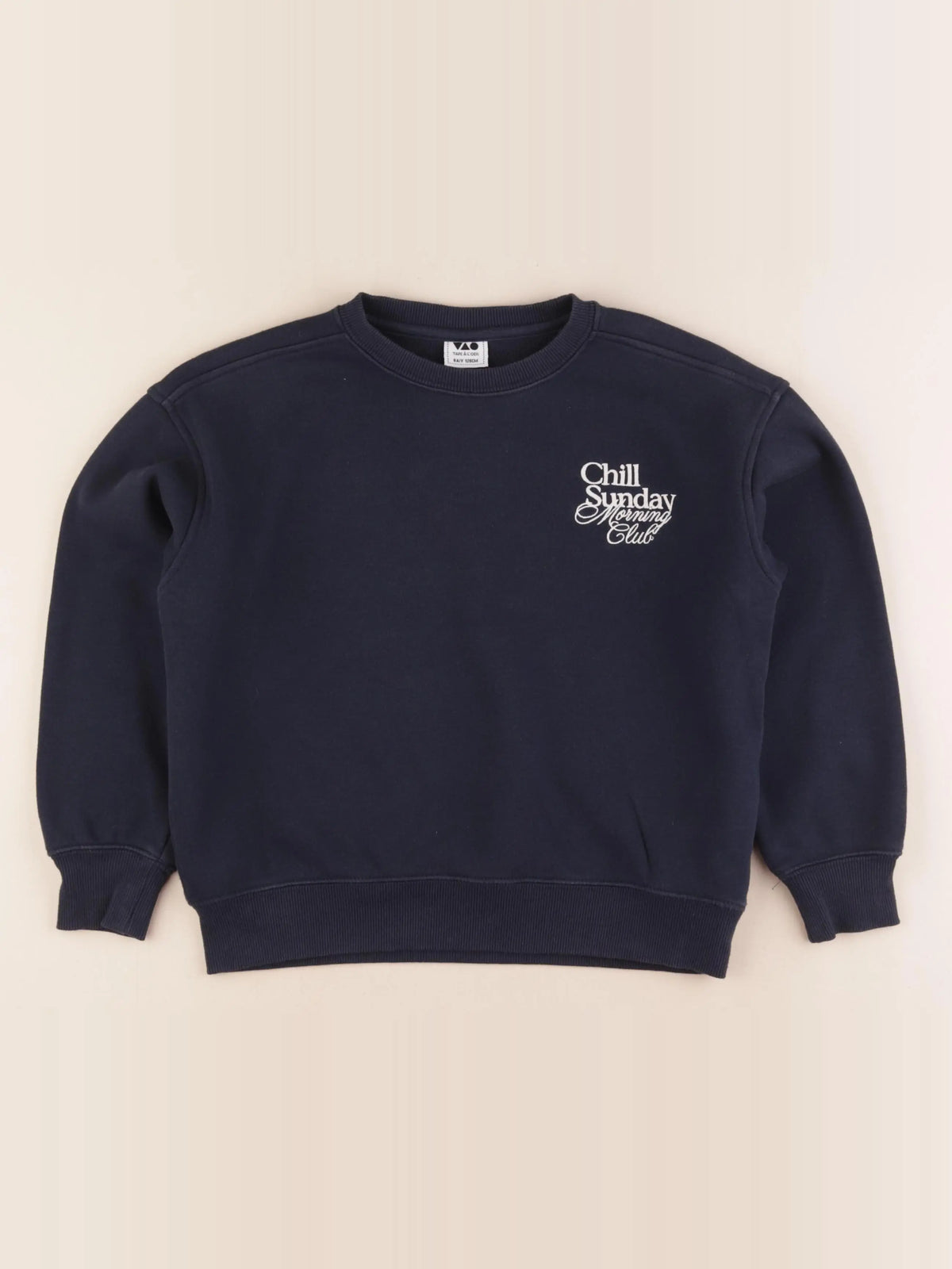 Tape à l'oeil - sweat imprimé au dos bleu - 8 ans