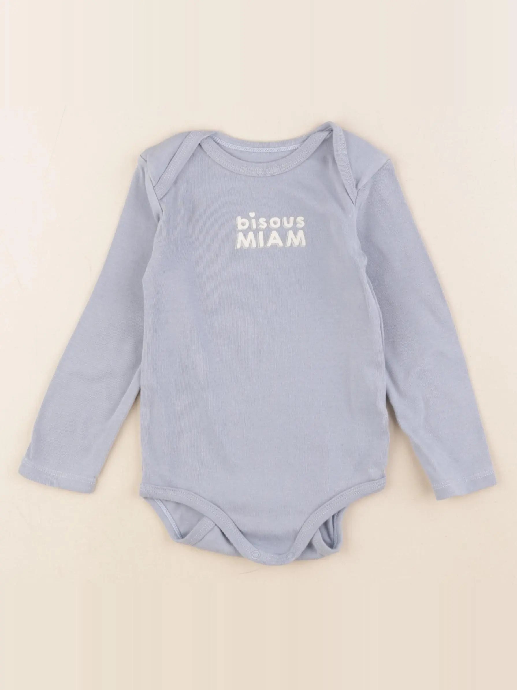 La Redoute - body bleu - 3 ans