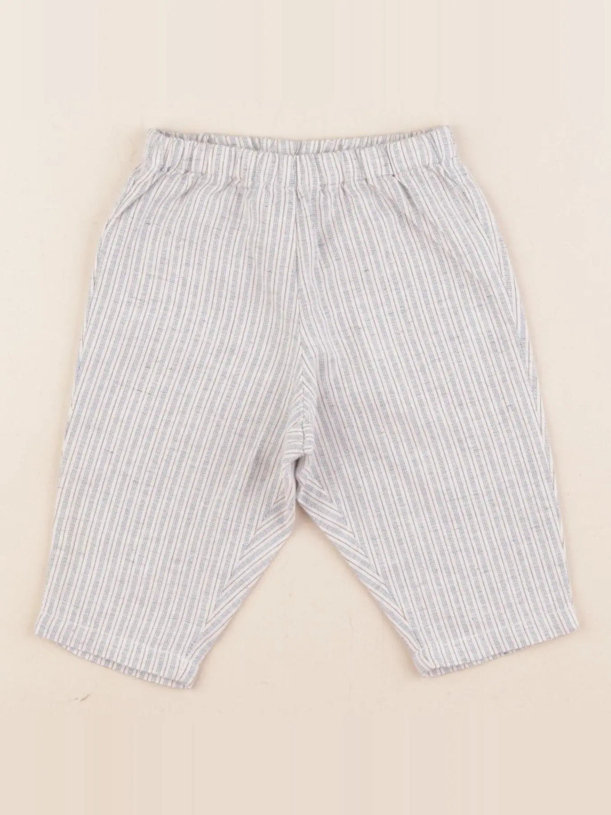 Bonton - pantalon bleu - 6 mois