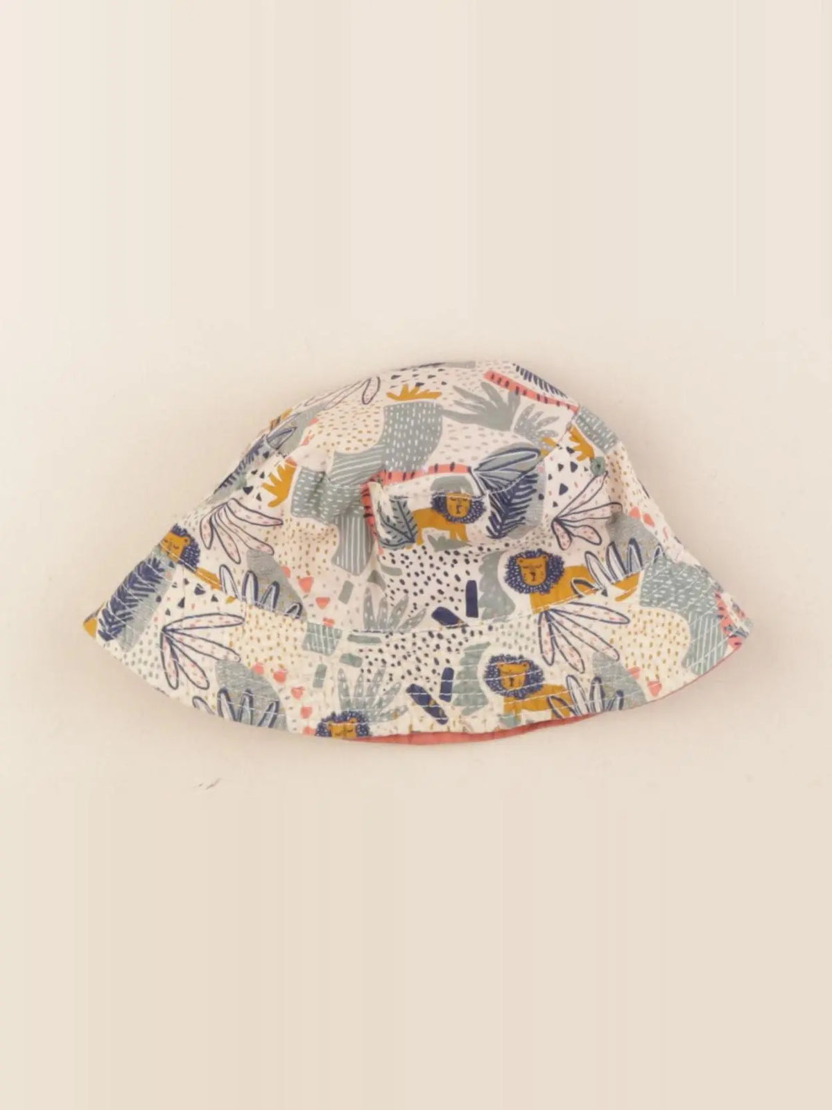 Tape à l'oeil - chapeau réversible orange, multicolore - 9/18 mois