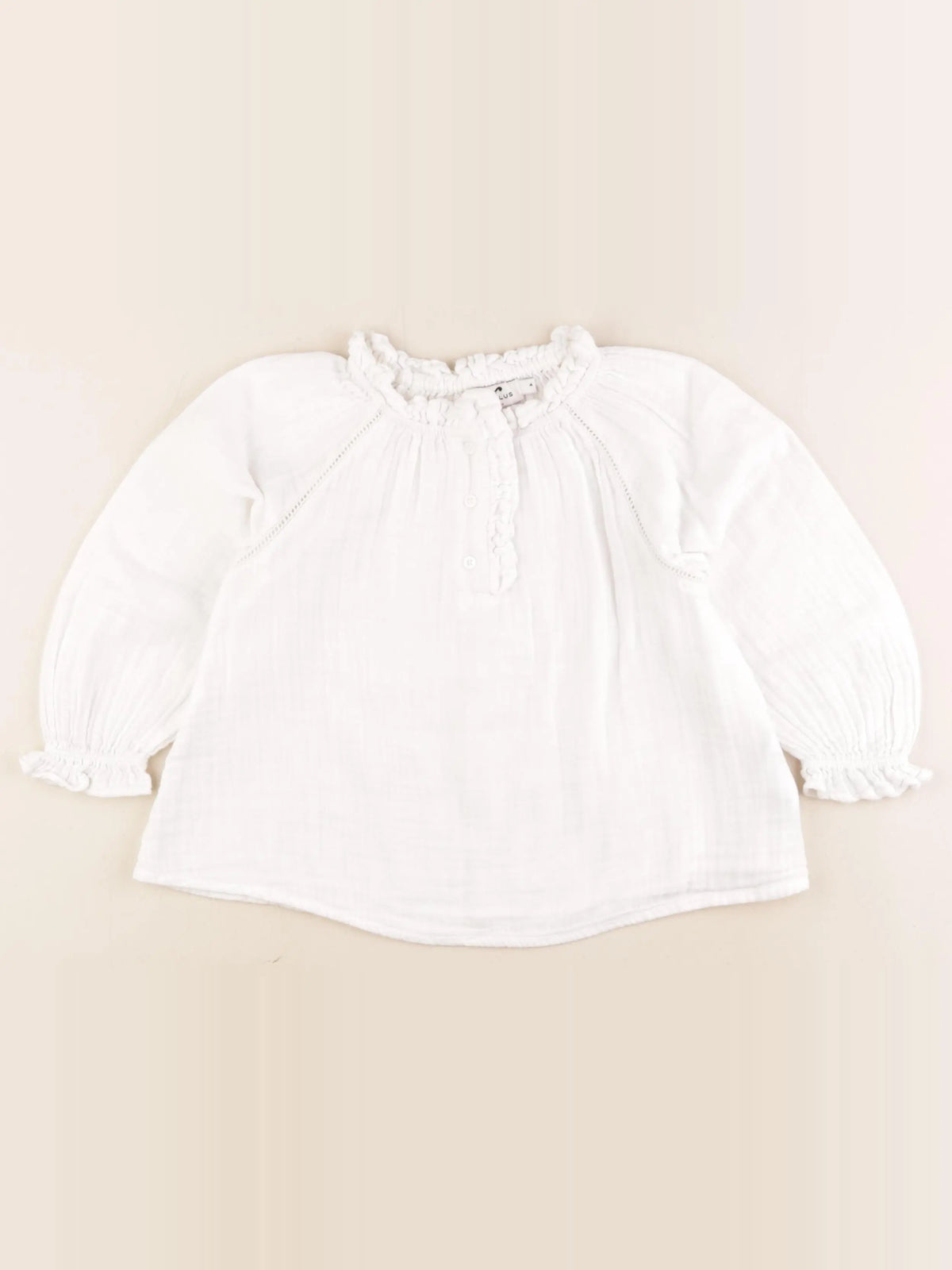Cyrillus - blouse blanc - 4 ans