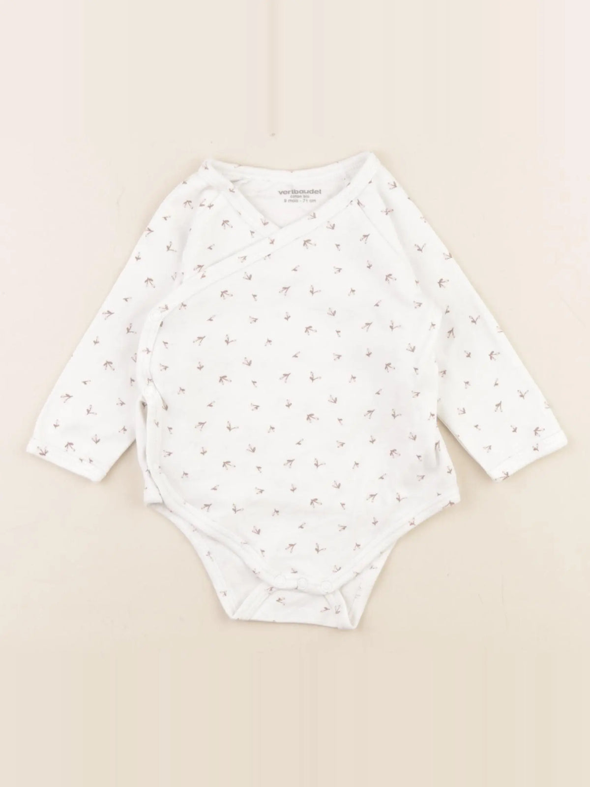 Vertbaudet - body blanc - 9 mois