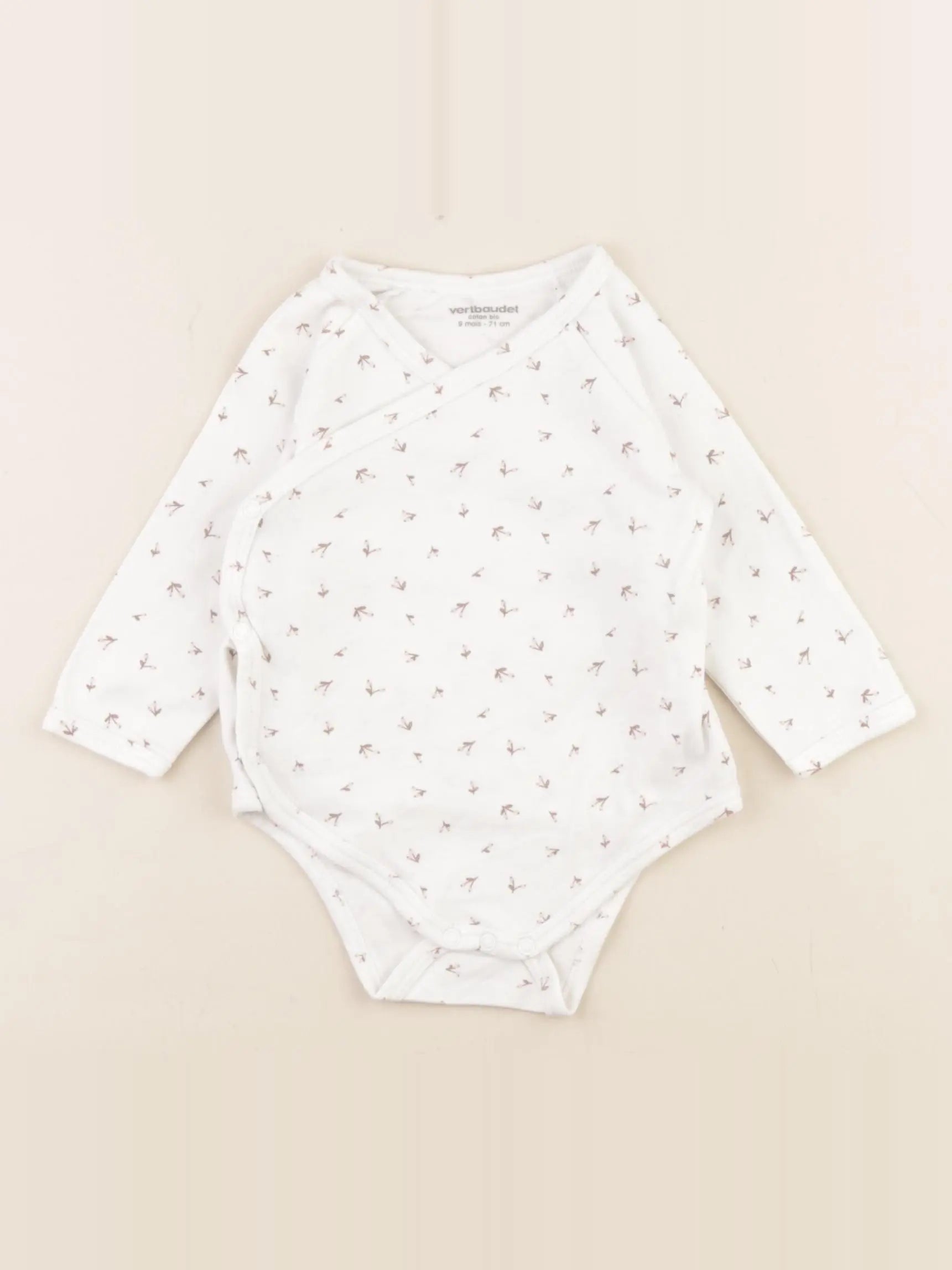 Vertbaudet - body blanc - 9 mois