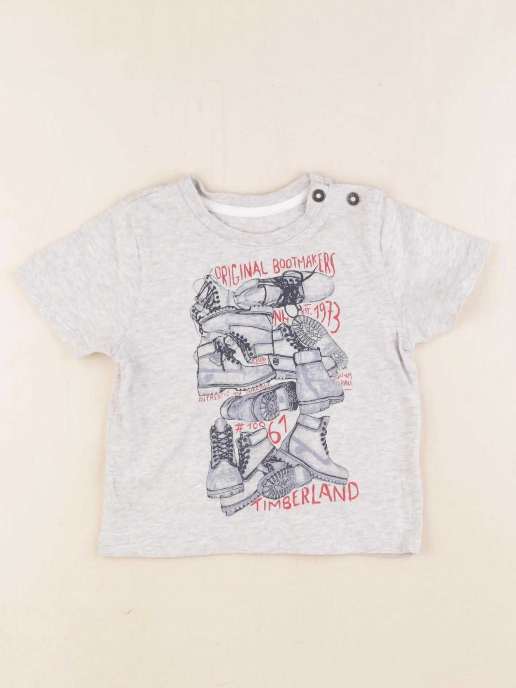 Timberland - tee-shirt gris - 18 mois