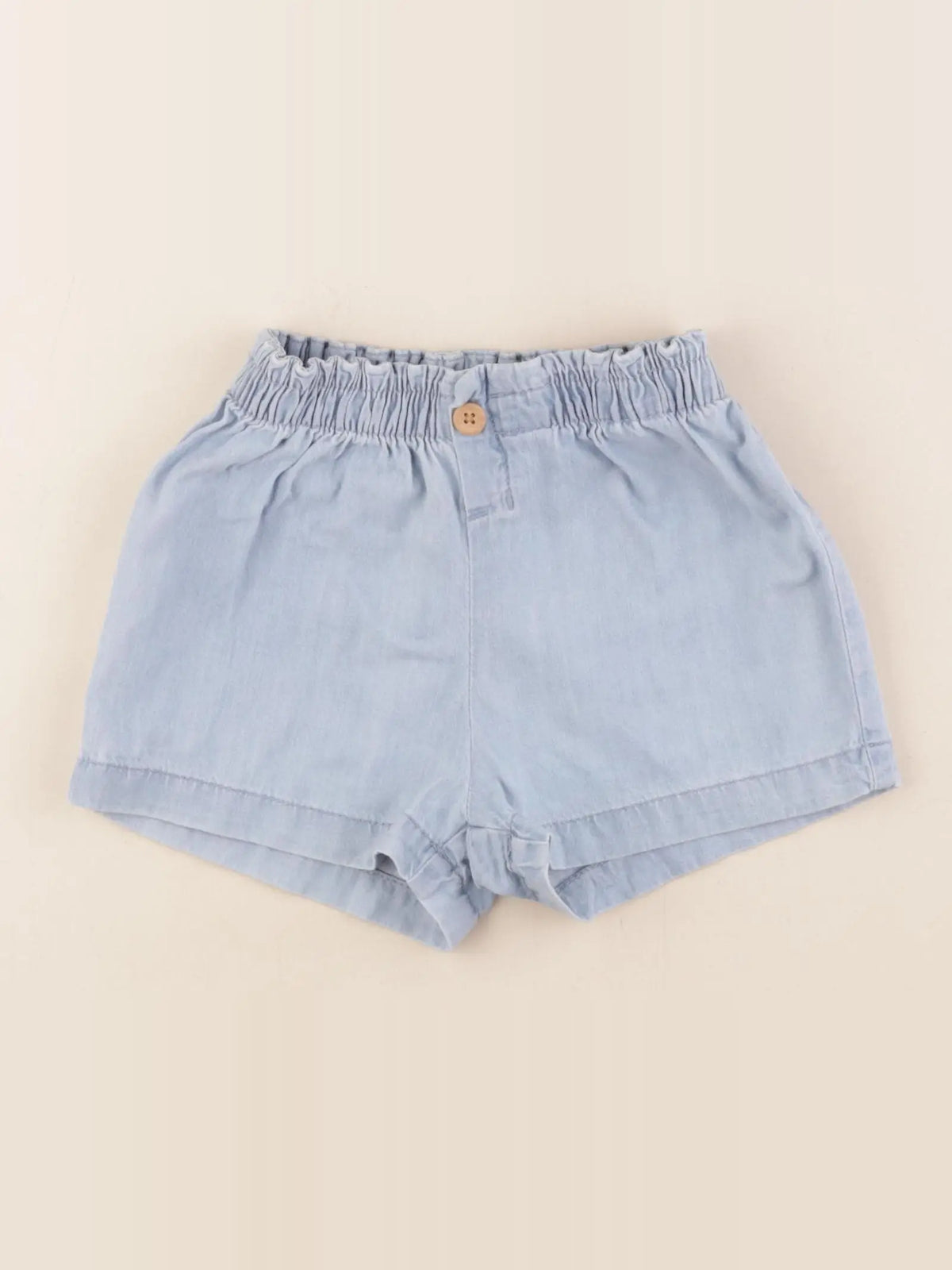 H&M - short bleu - 9/12 mois