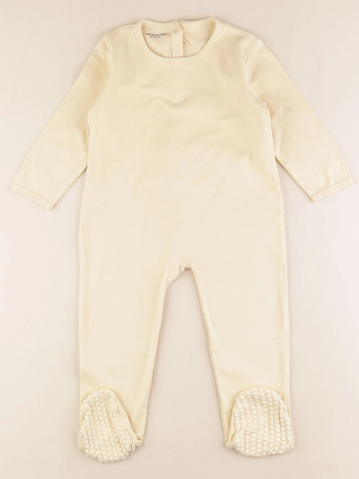 Vertbaudet - pyjama coton jaune - 2 ans