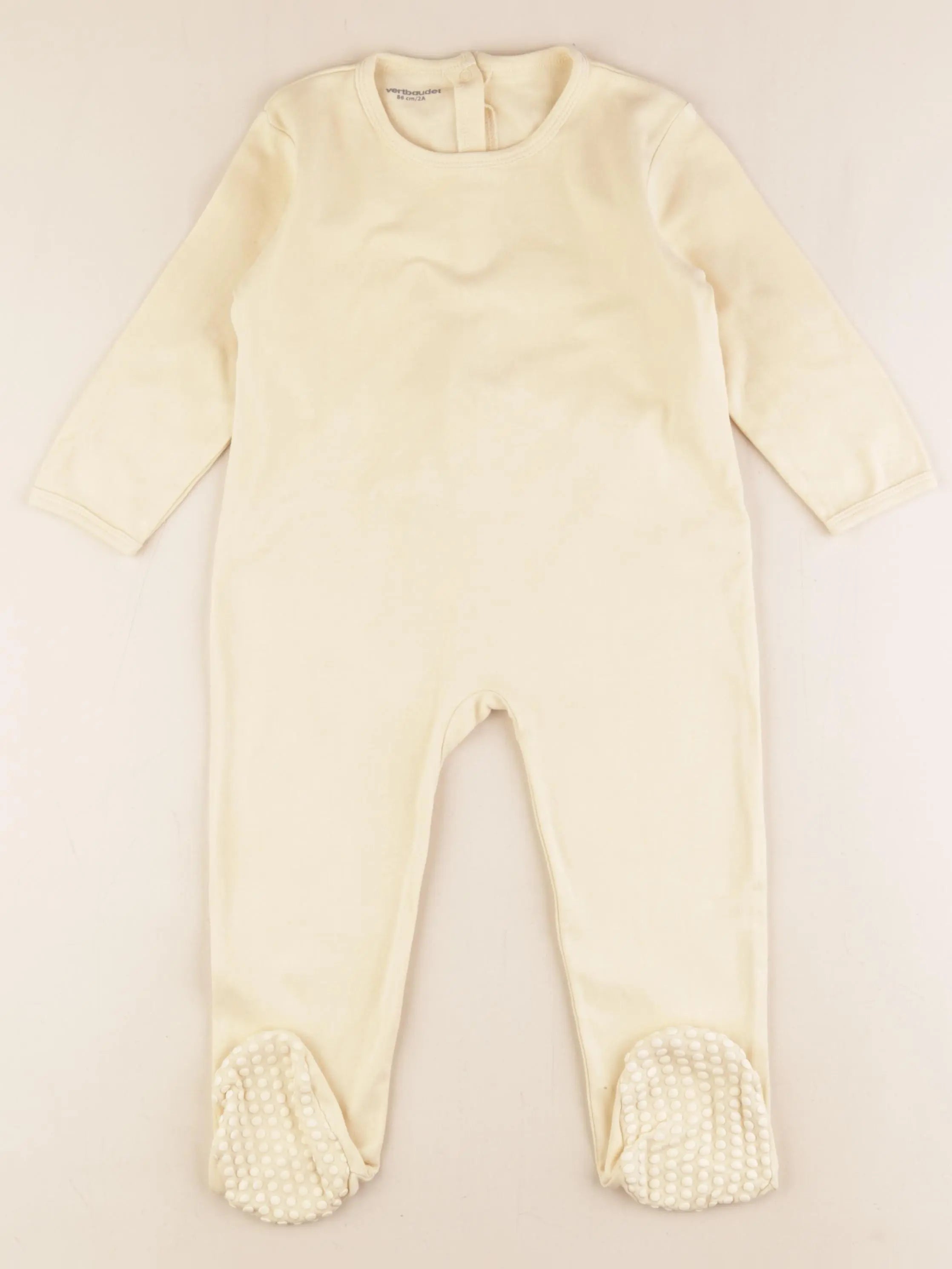 Vertbaudet - pyjama coton jaune - 2 ans