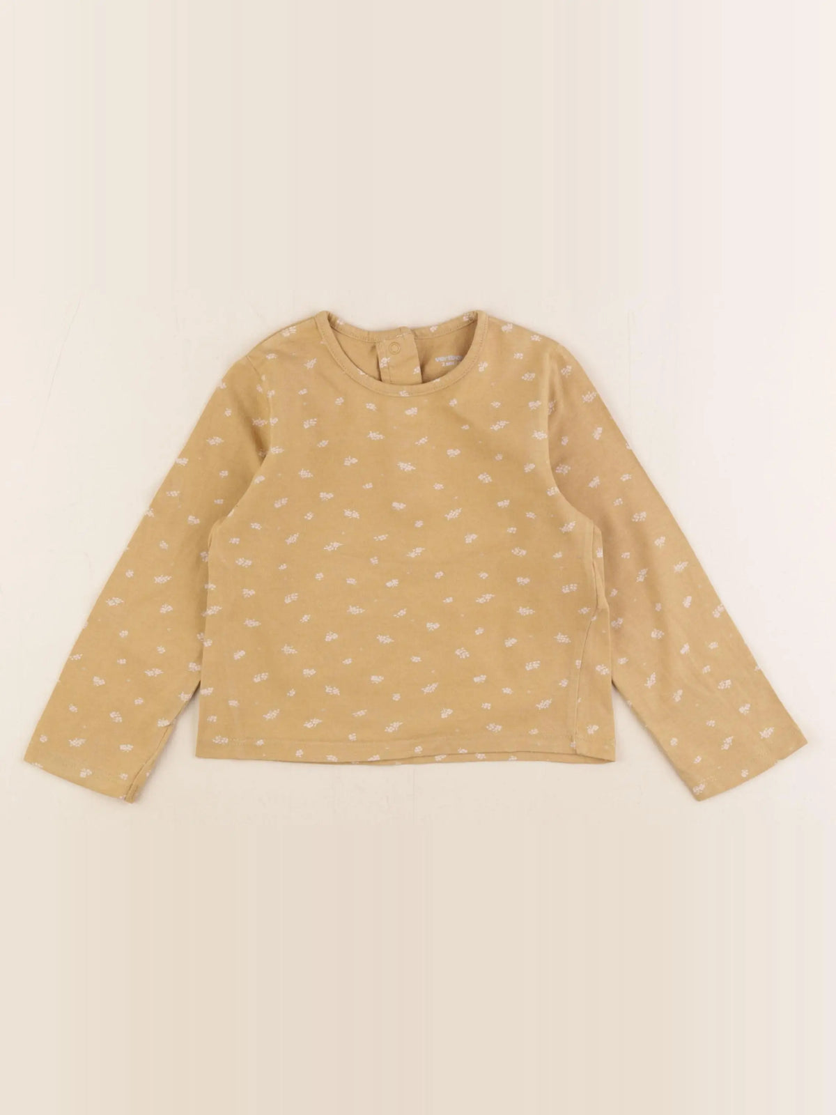 Vertbaudet - tee-shirt marron - 24 mois
