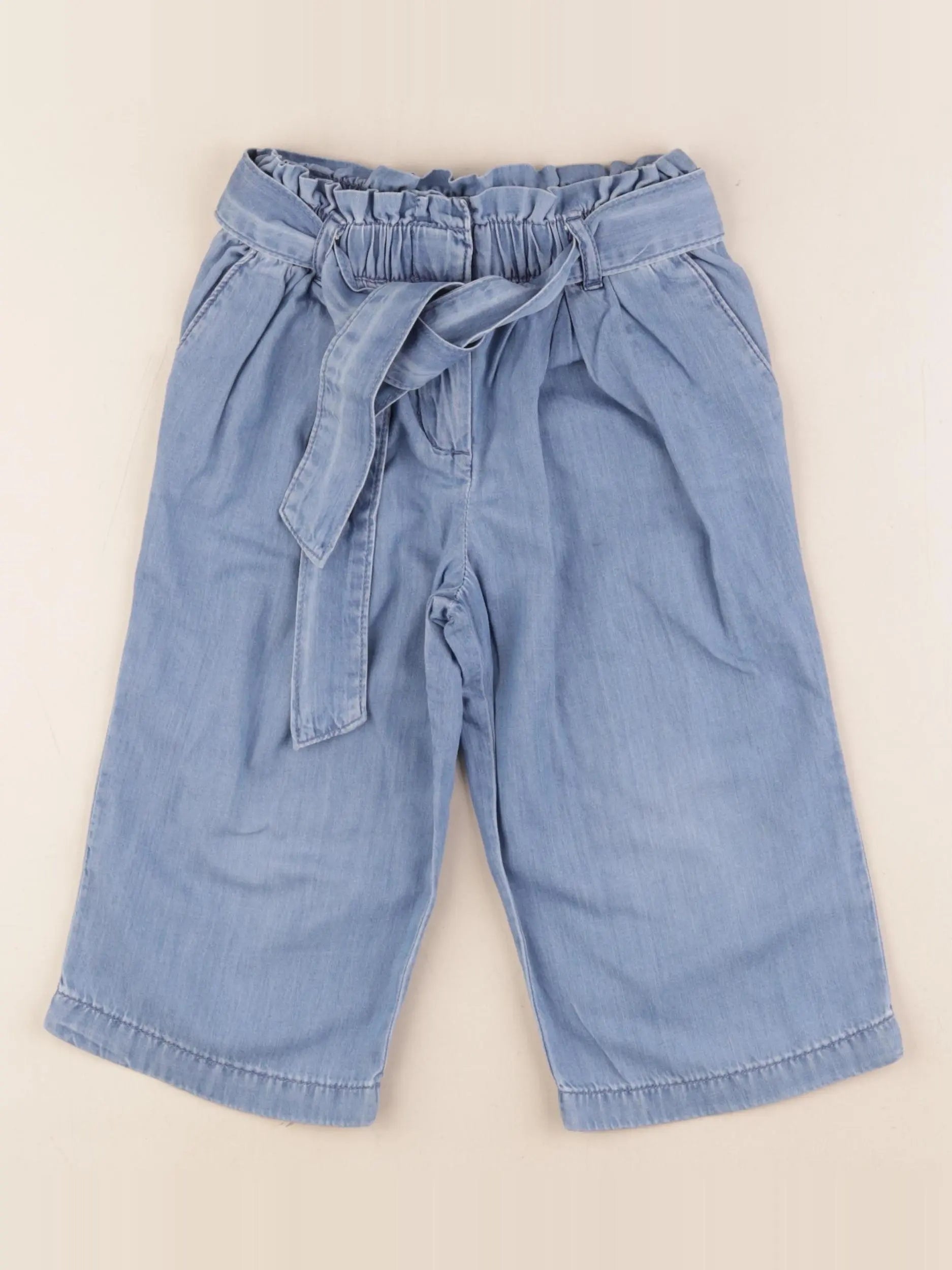 Vertbaudet - pantalon bleu - 3 ans