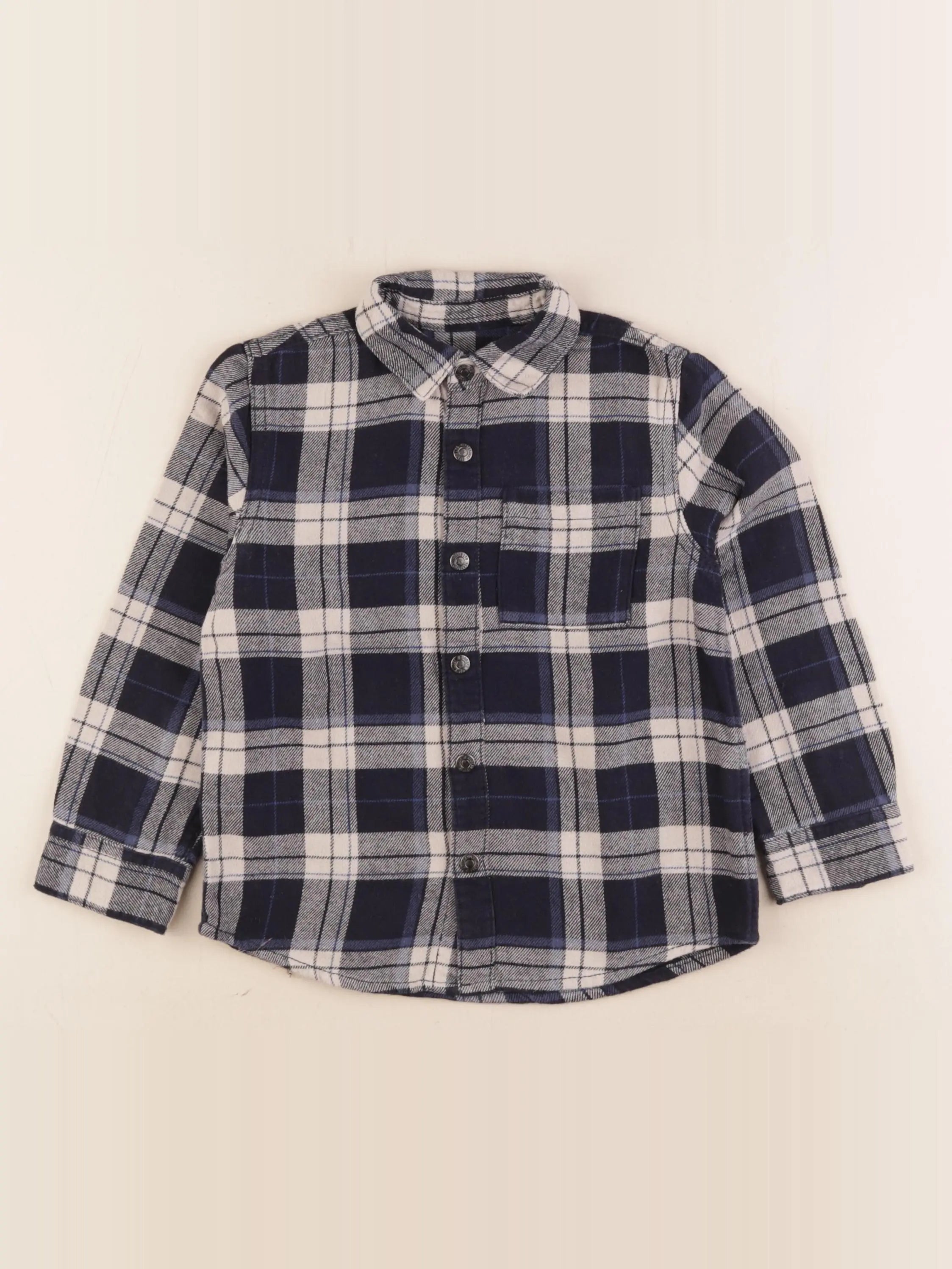 Vertbaudet - chemise bleu - 5 ans